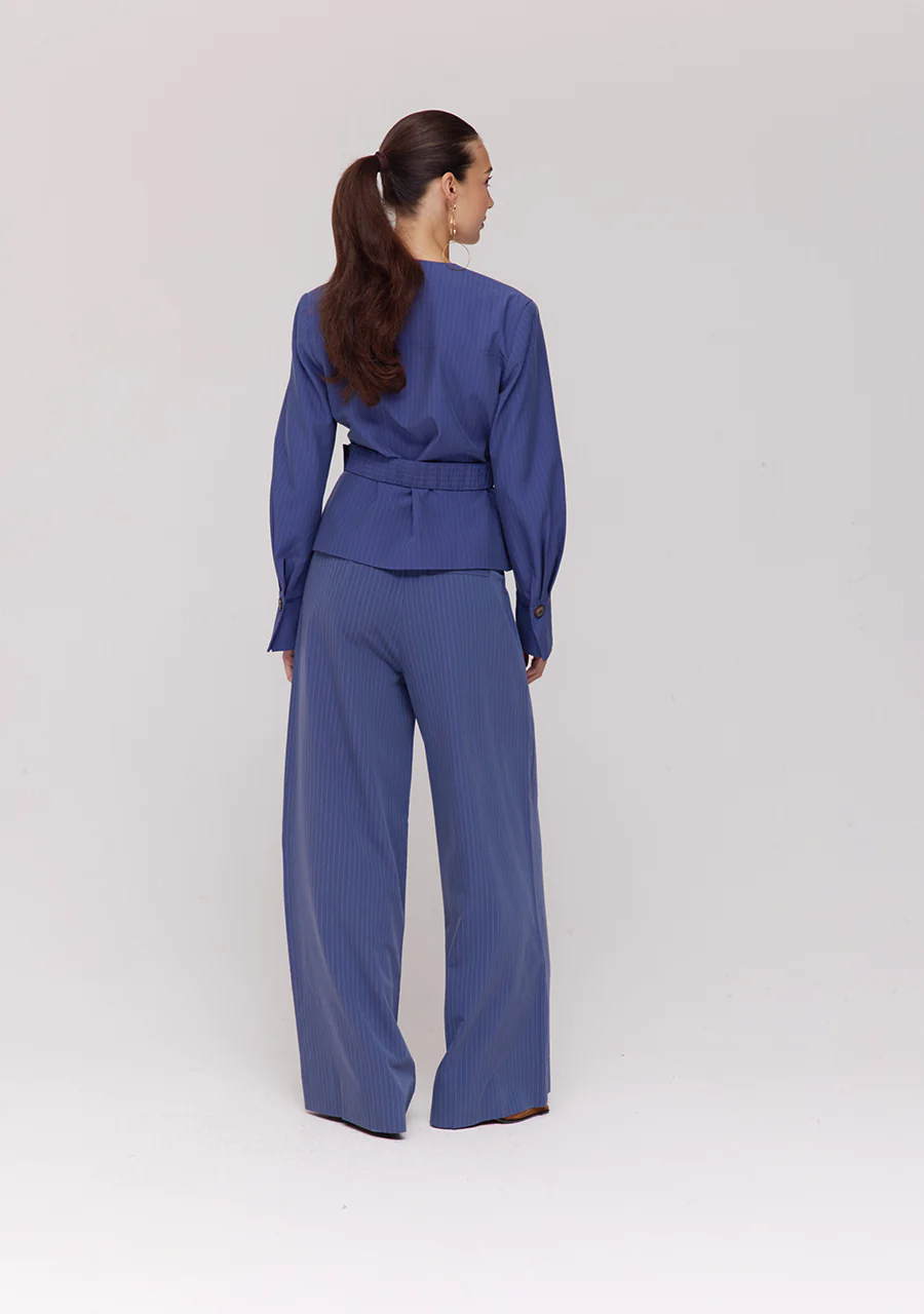 Broek Mason Blue Stripe SS6N105 - Image 5