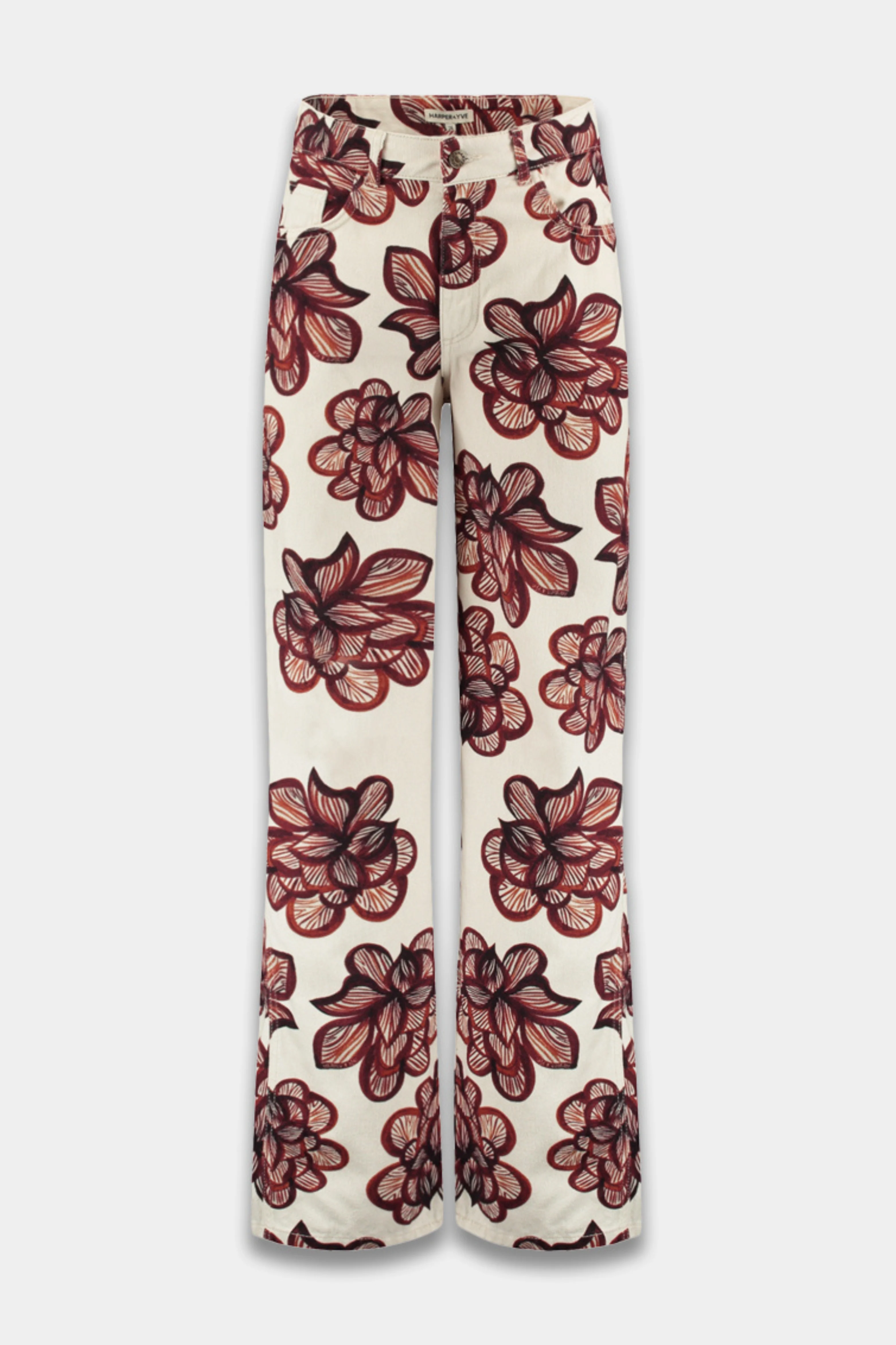 Broek Mayra Desert Flower Ecru SS6D104 - Image 3
