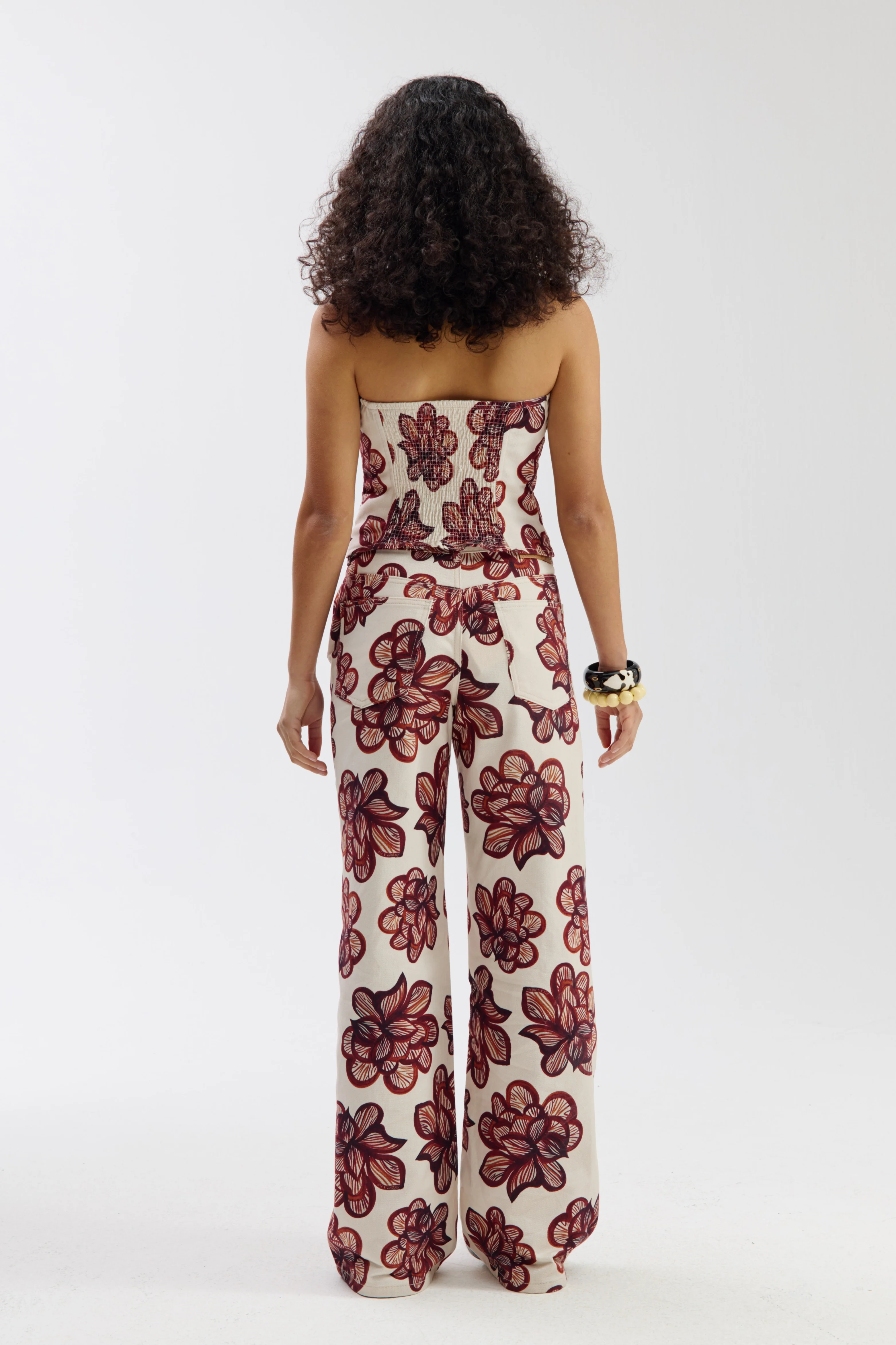 Broek Mayra Desert Flower Ecru SS6D104 - Image 5