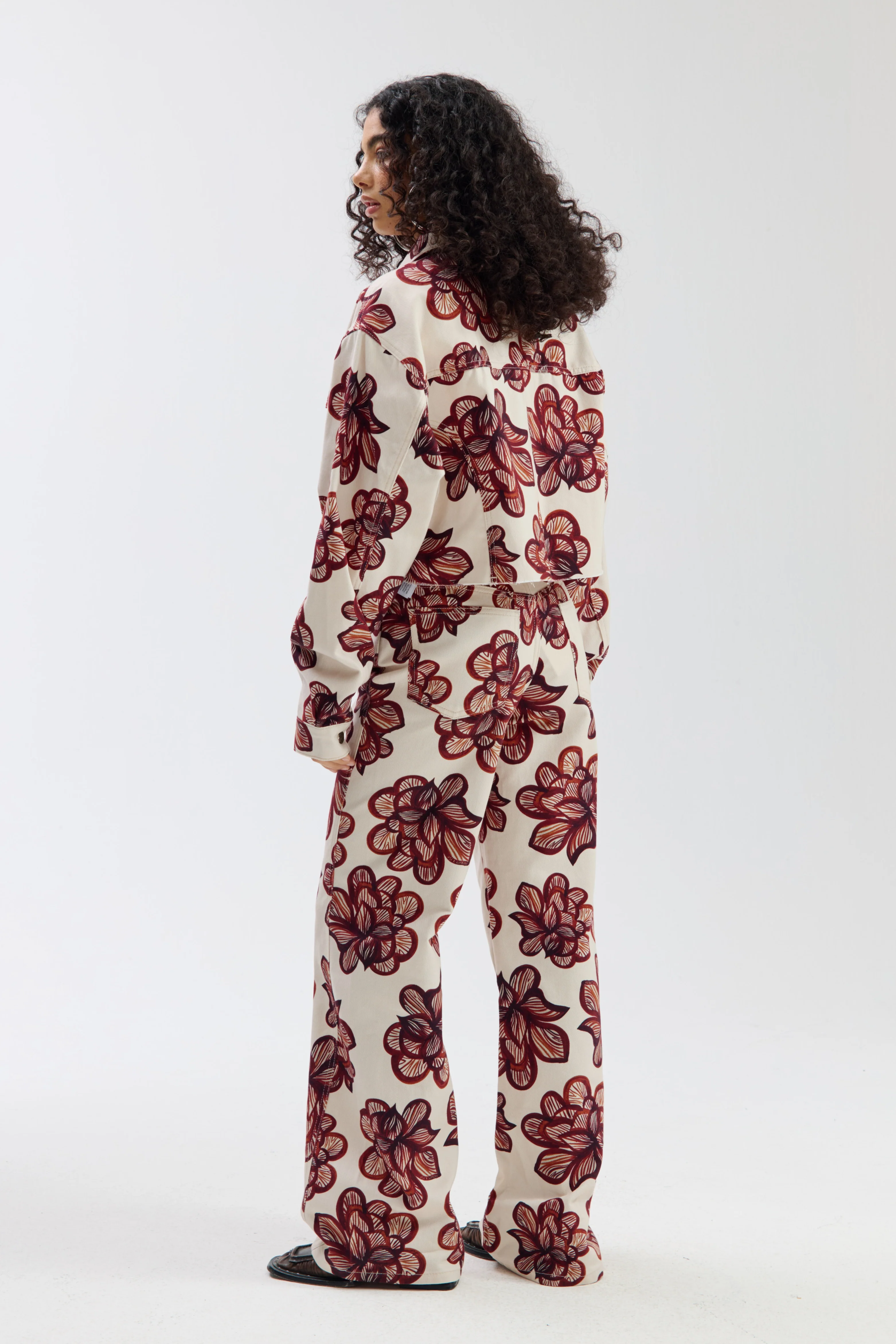 Broek Mayra Desert Flower Ecru SS6D104 - Image 8