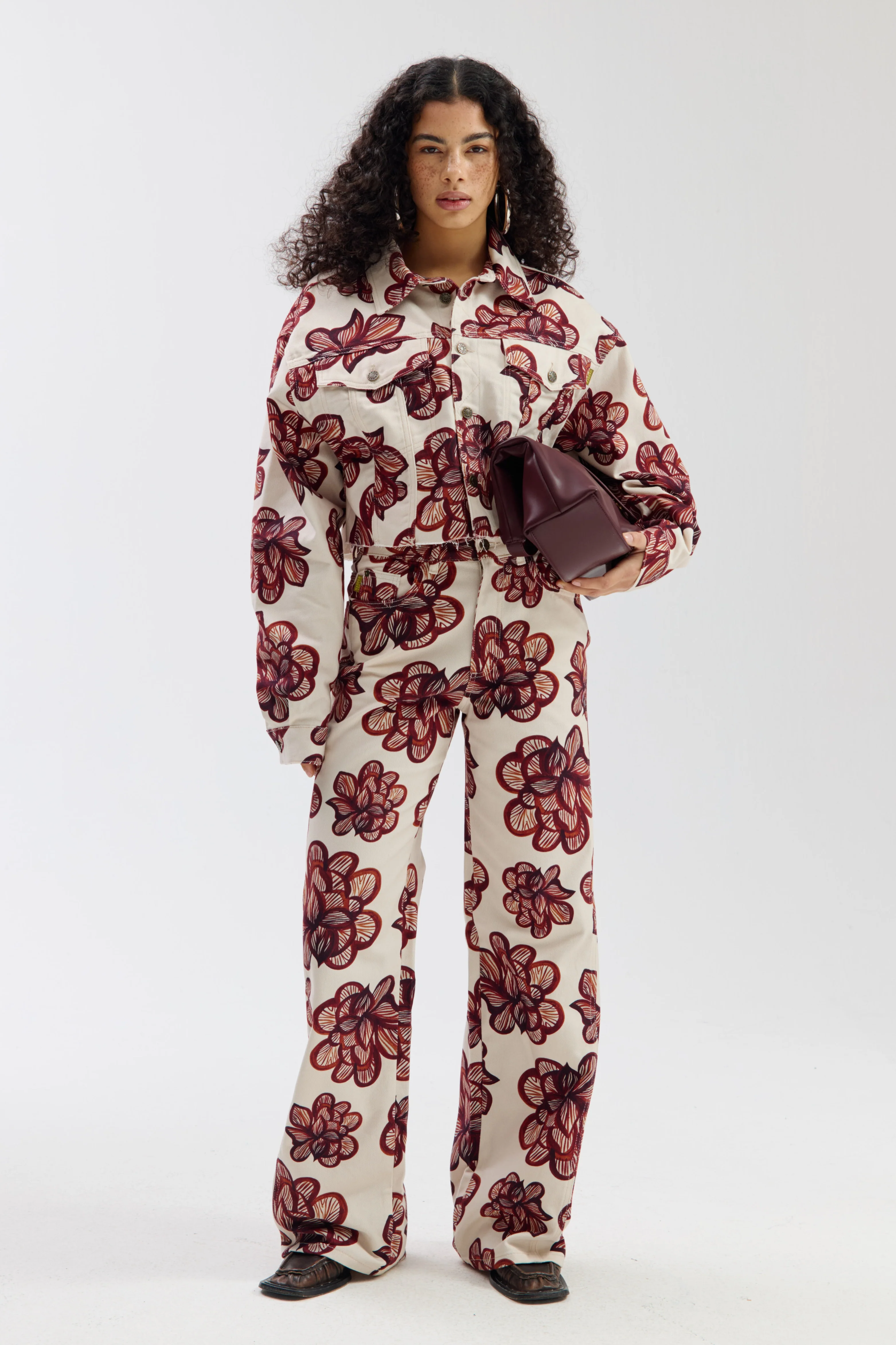 Broek Mayra Desert Flower Ecru SS6D104 - Image 9