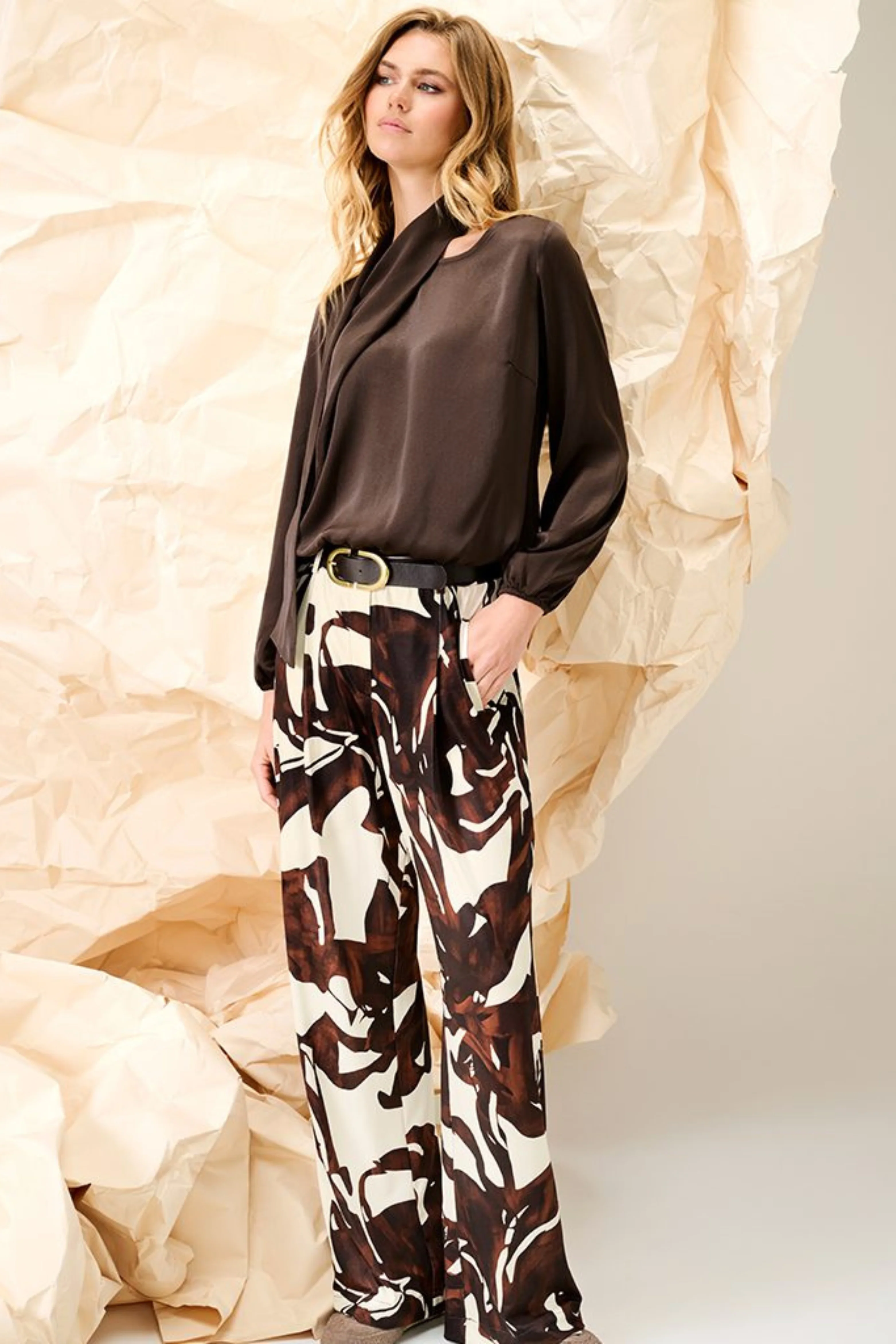 Broek Met Design & Riem B132-P018