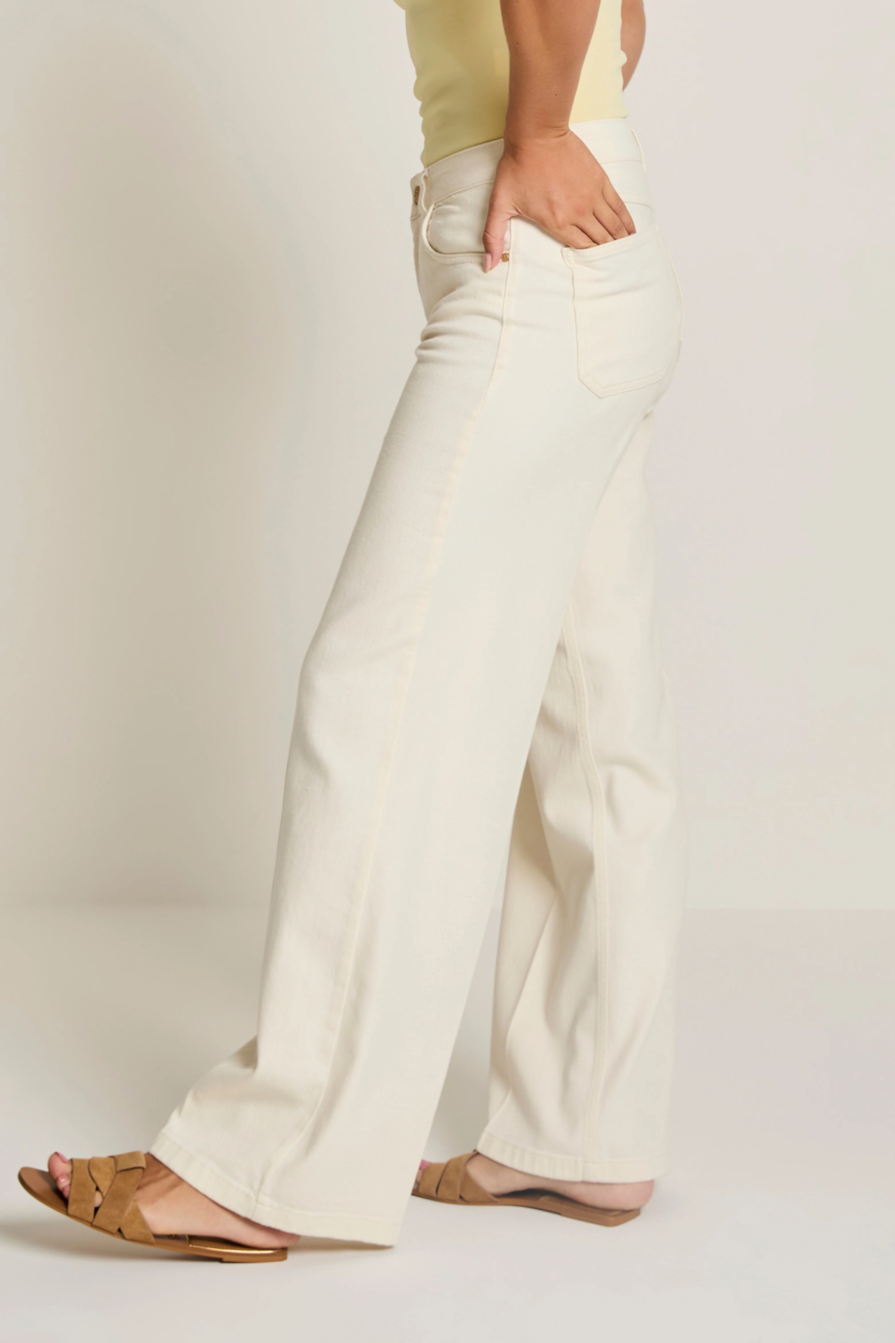 Broek Mira Natural Cream SS261270207 L32 - Image 3