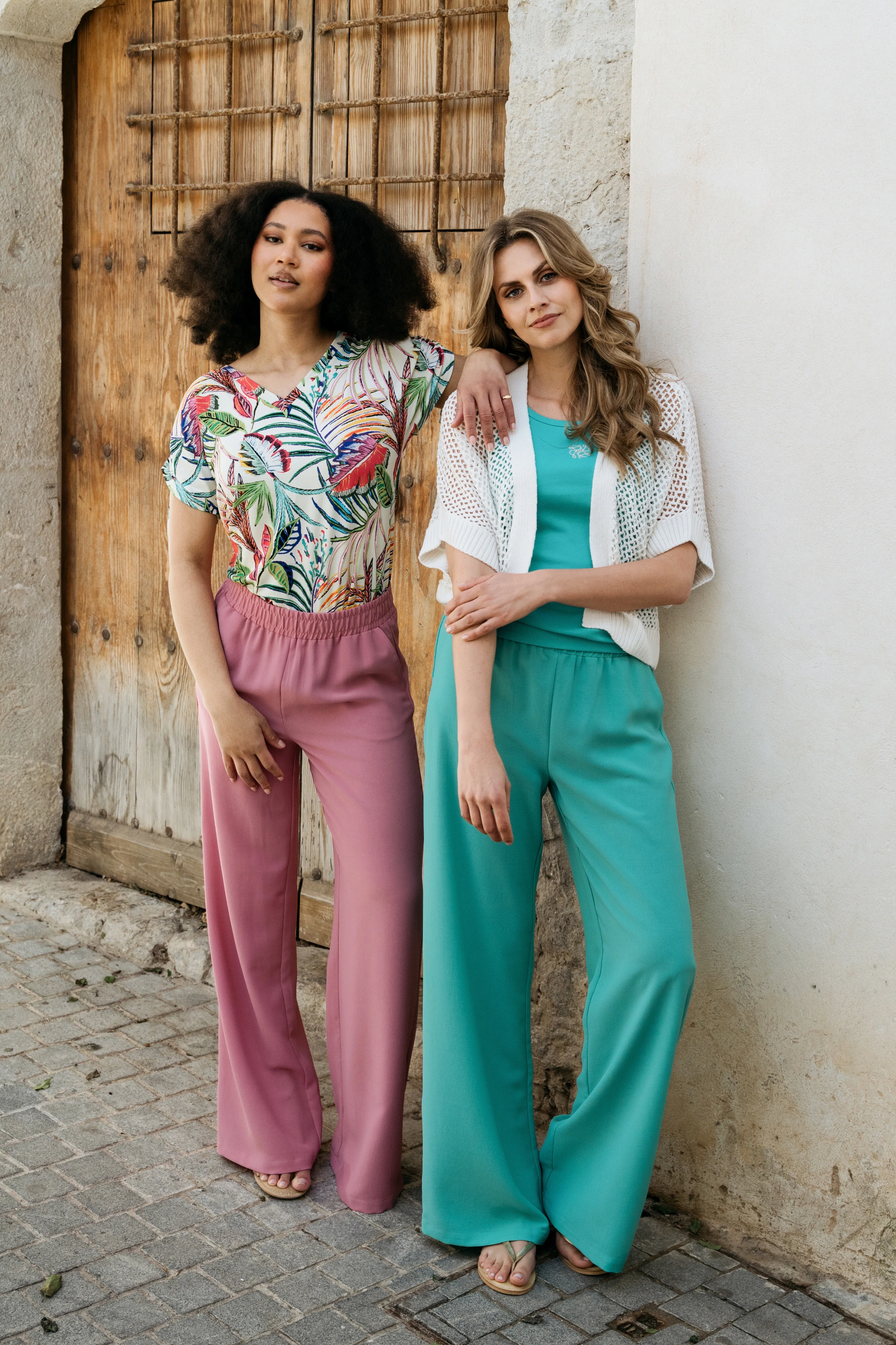 Broek Nelly Aqua Green PA366 - Image 5