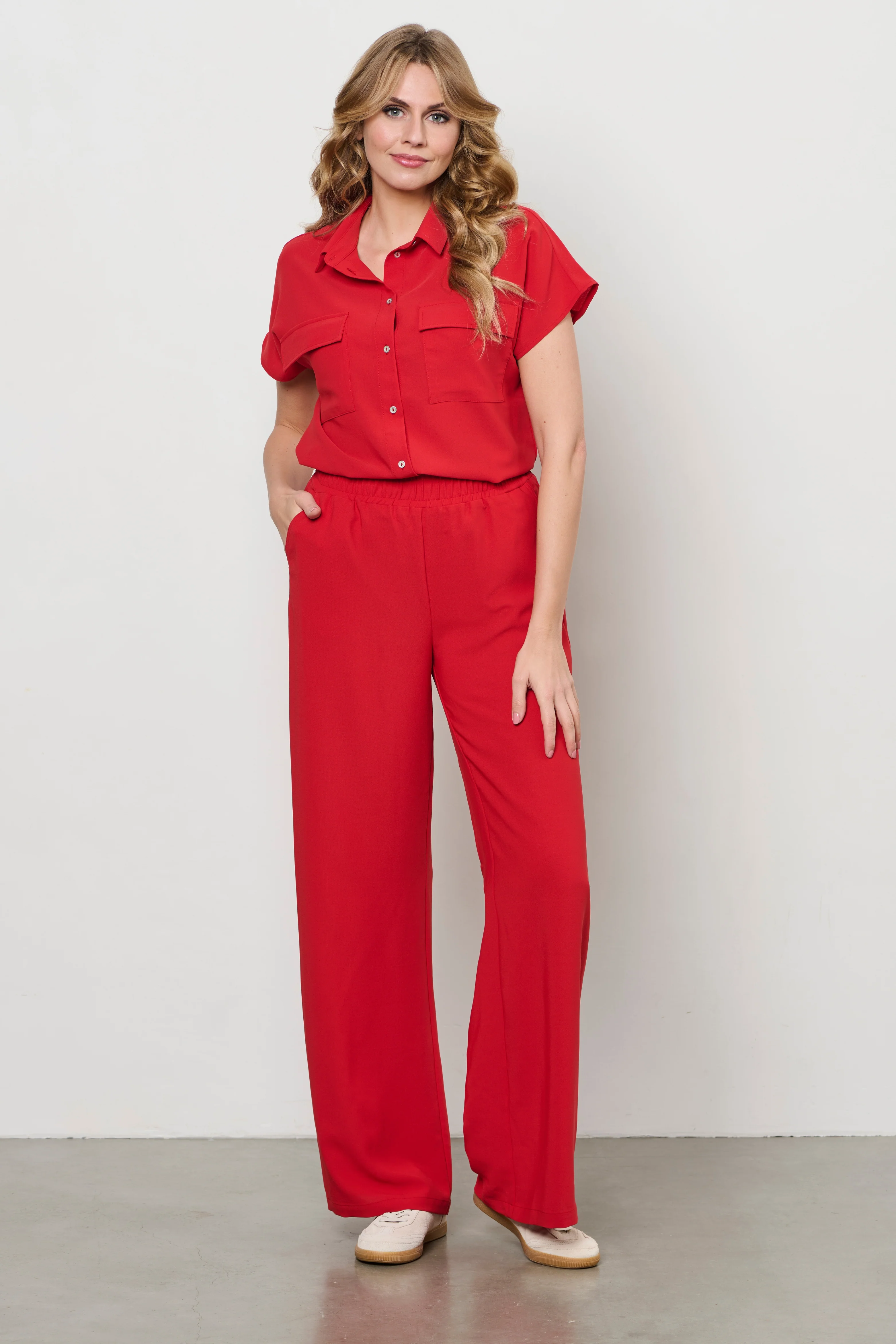 Broek Nelly Stone Red PA366 - Image 2