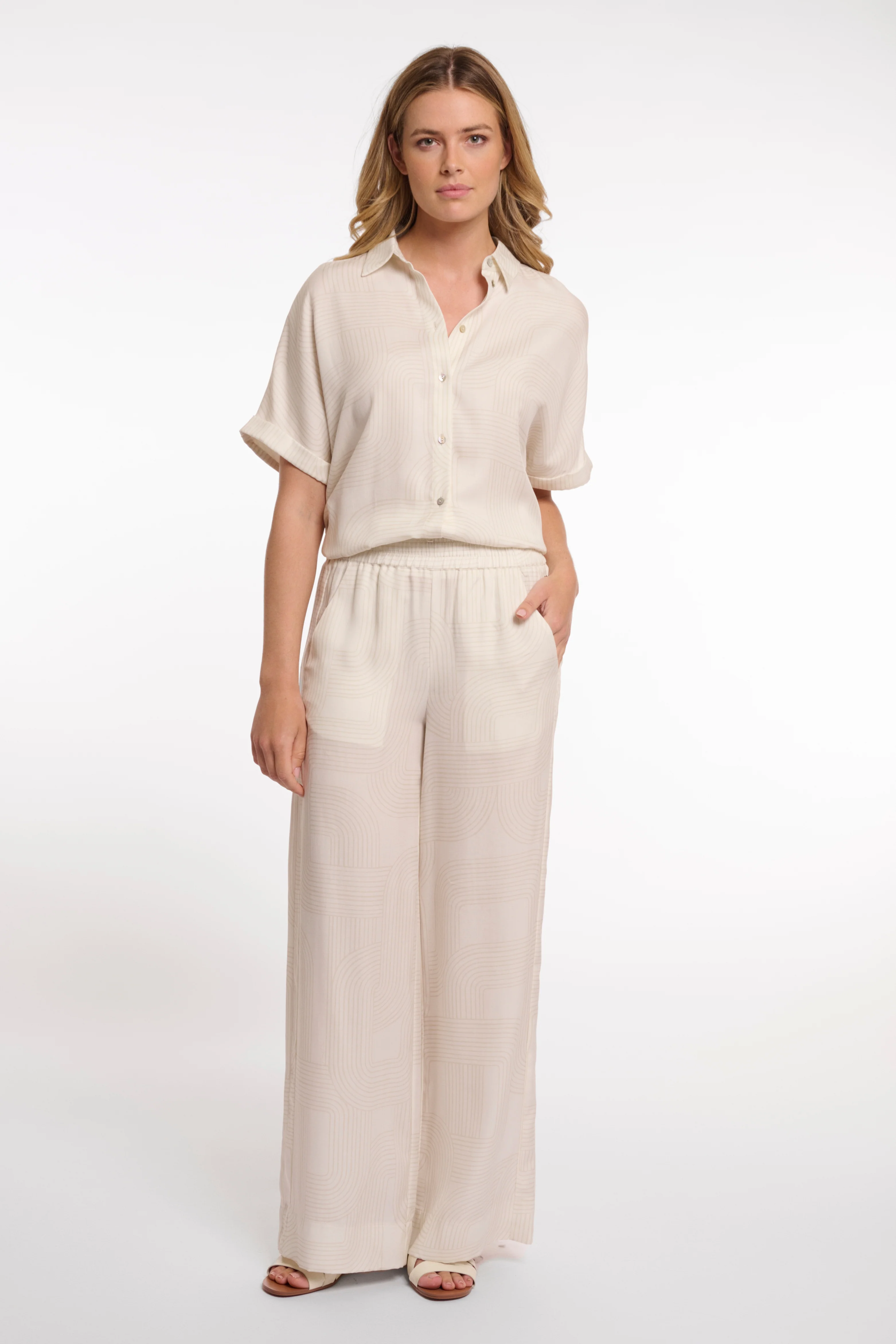 Broek Nour Regular Snow White Labyrinth - Image 4