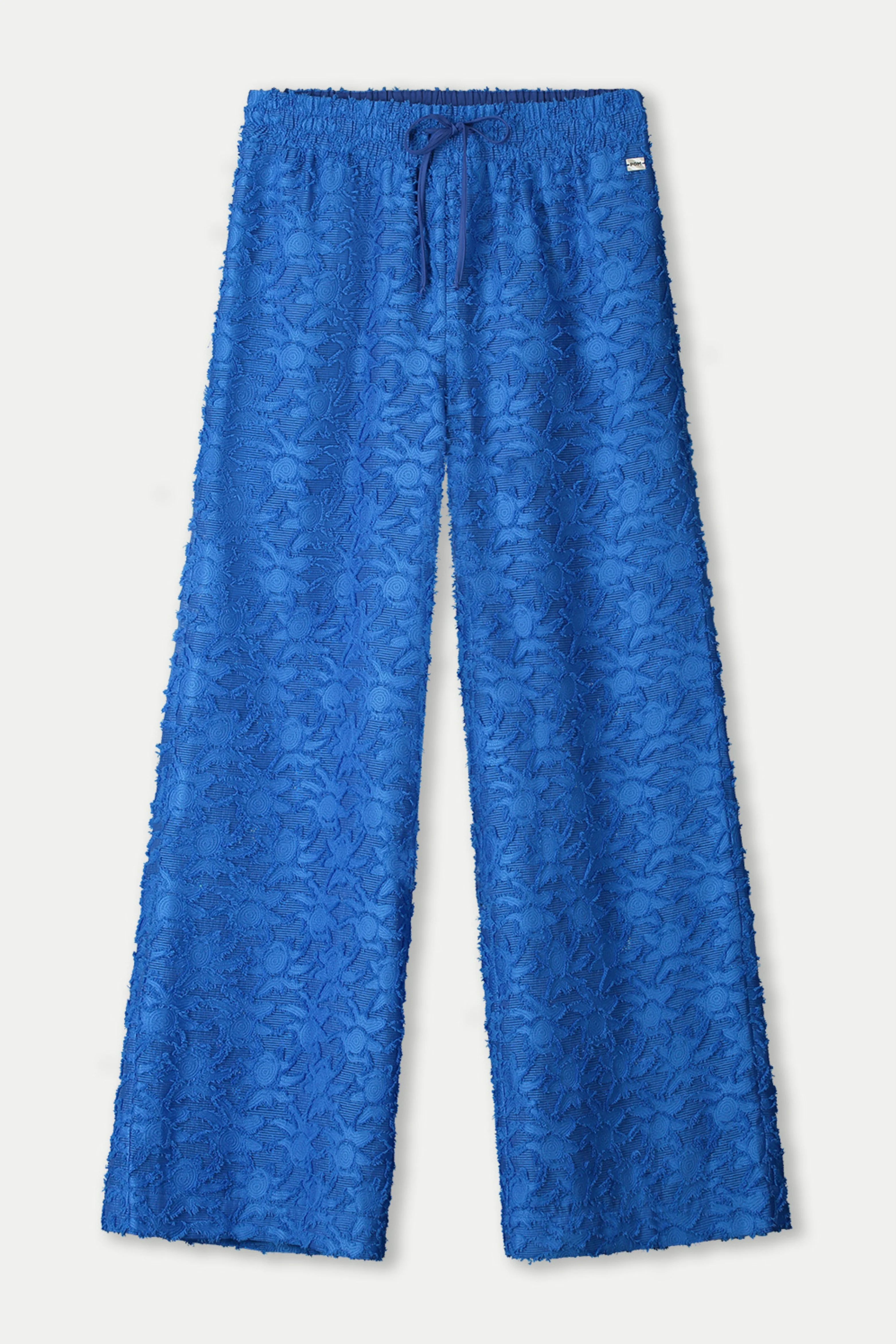 Broek Ocean Blue Jacquard SP9566 - Image 3
