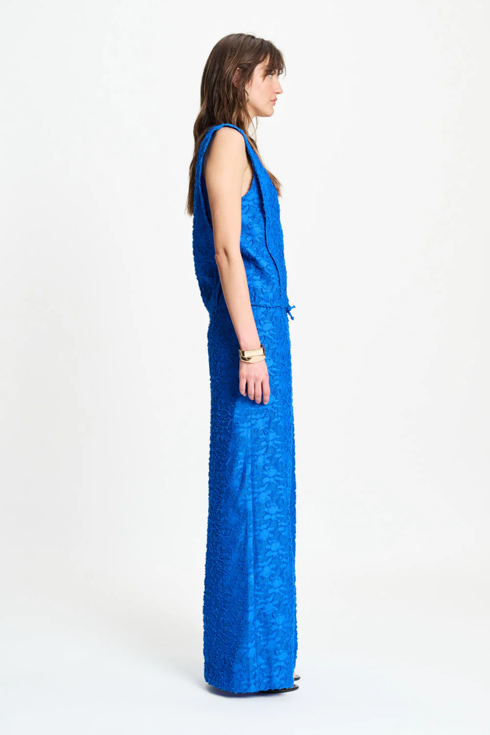 Broek Ocean Blue Jacquard SP9566 - Image 7