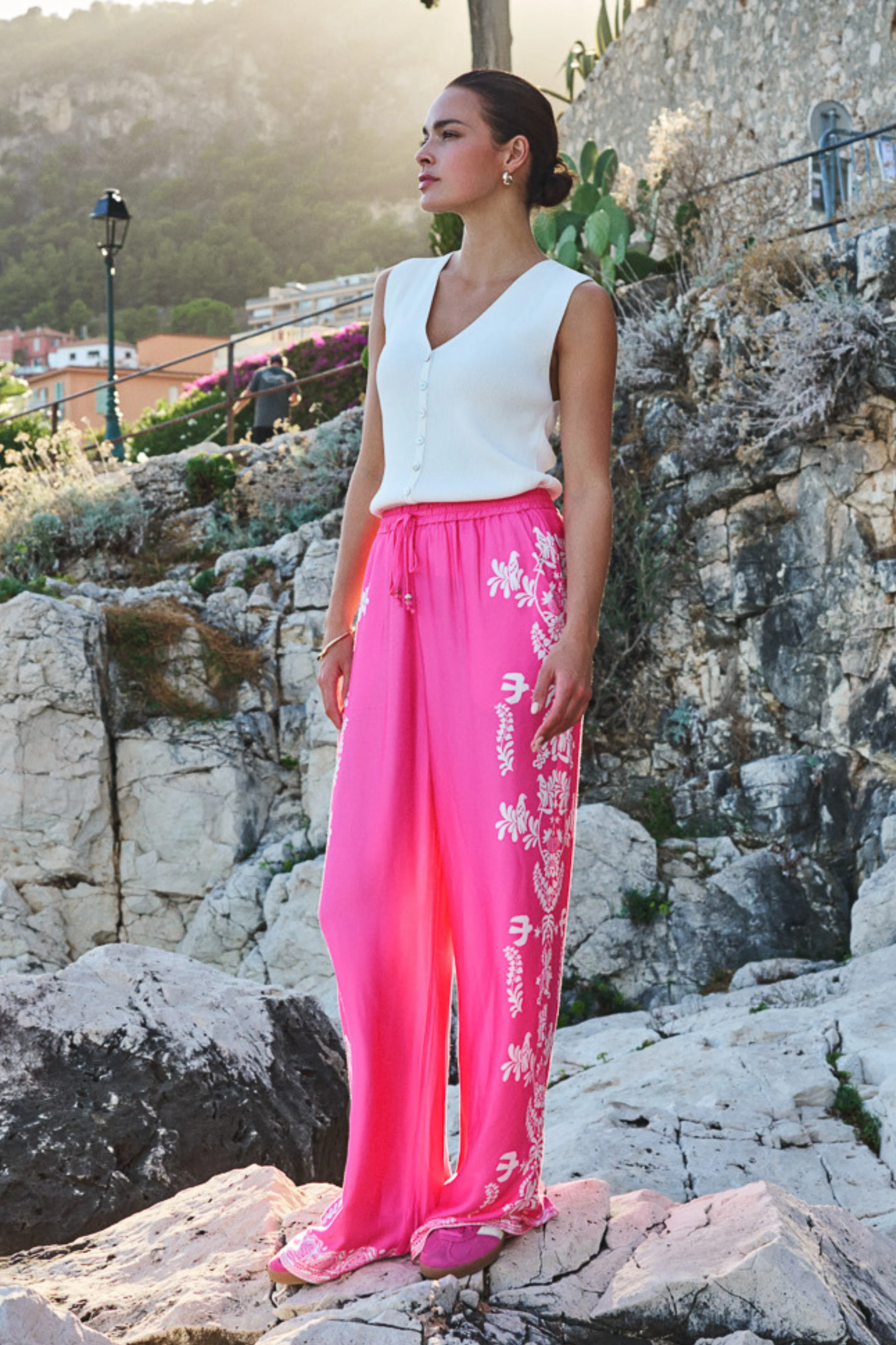 Broek Paradise Print HS26.10212 - Image 2