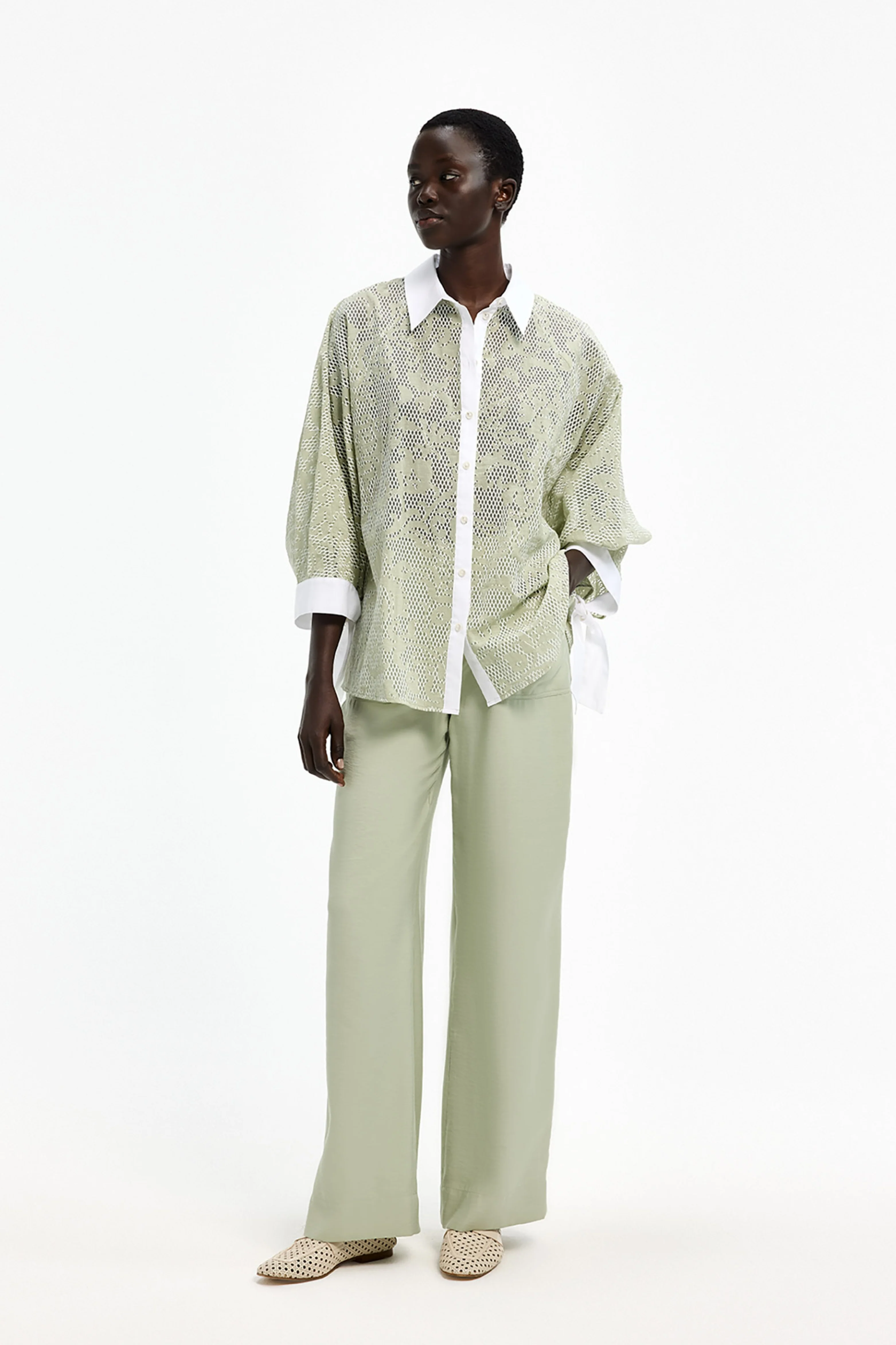 Broek Parisa Misty Aqua 14555-0910