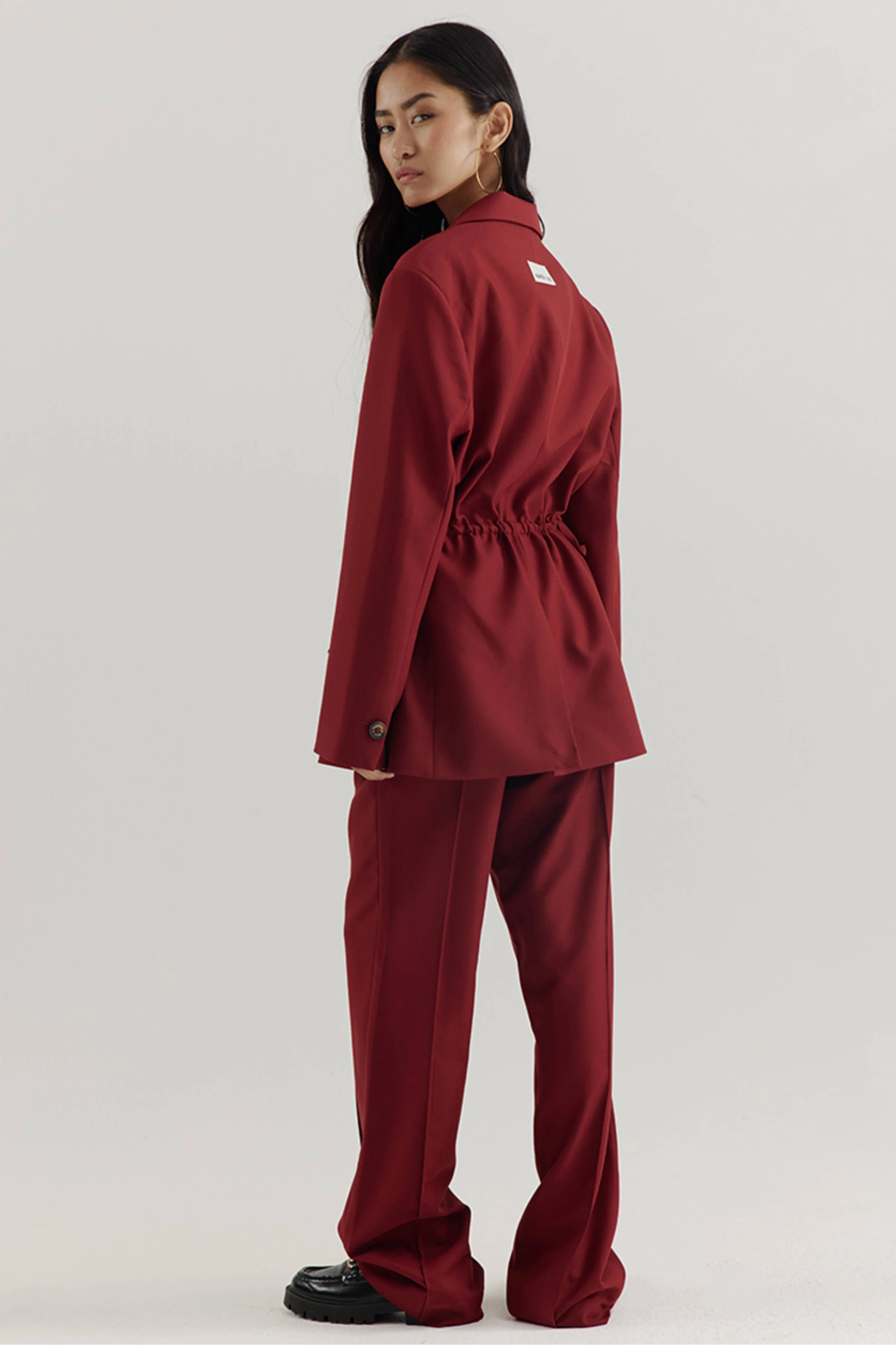Broek Poppy Wine Berry AW25N105 - Image 2