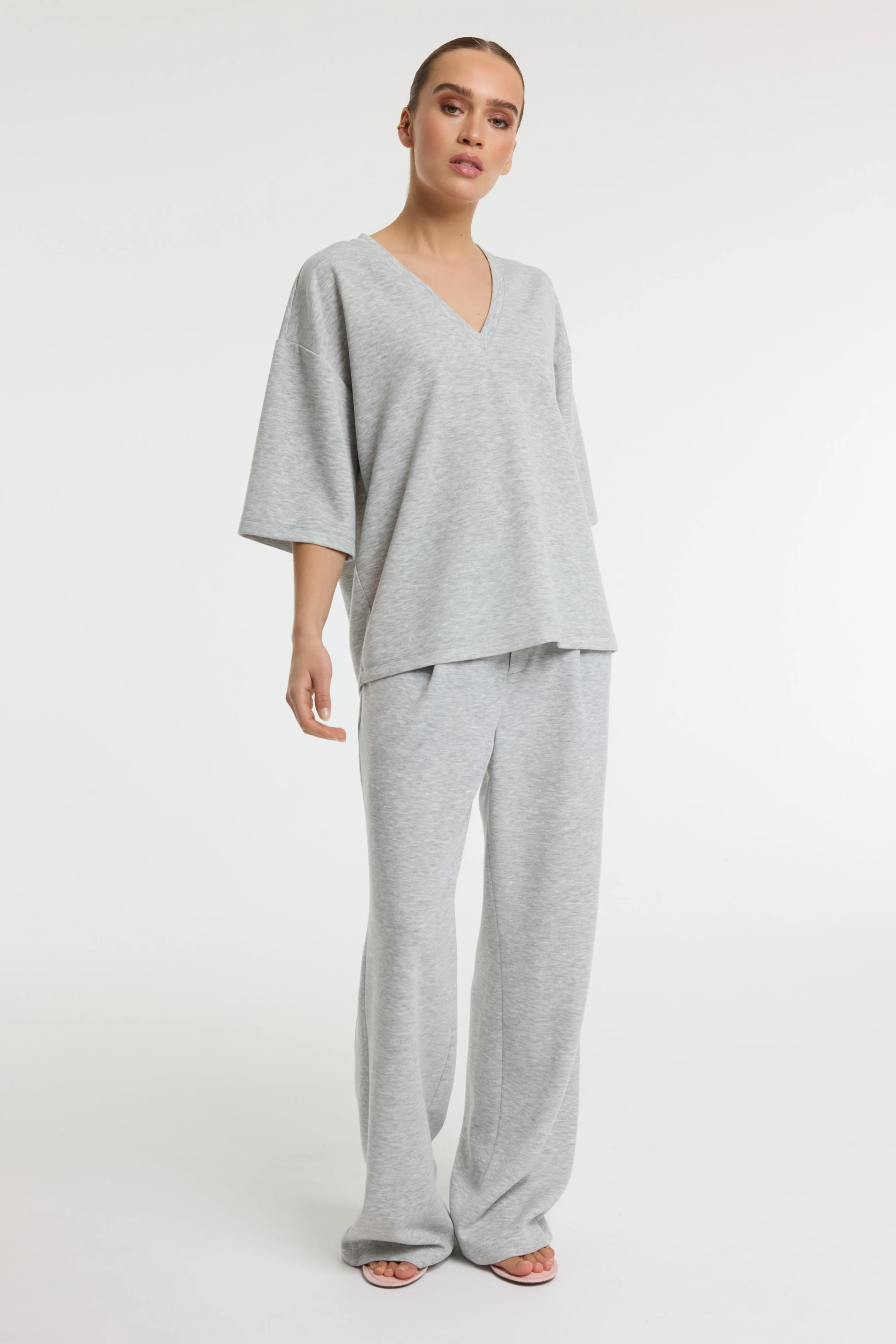 Broek Puck Grey Melange R2603119959 - Image 3