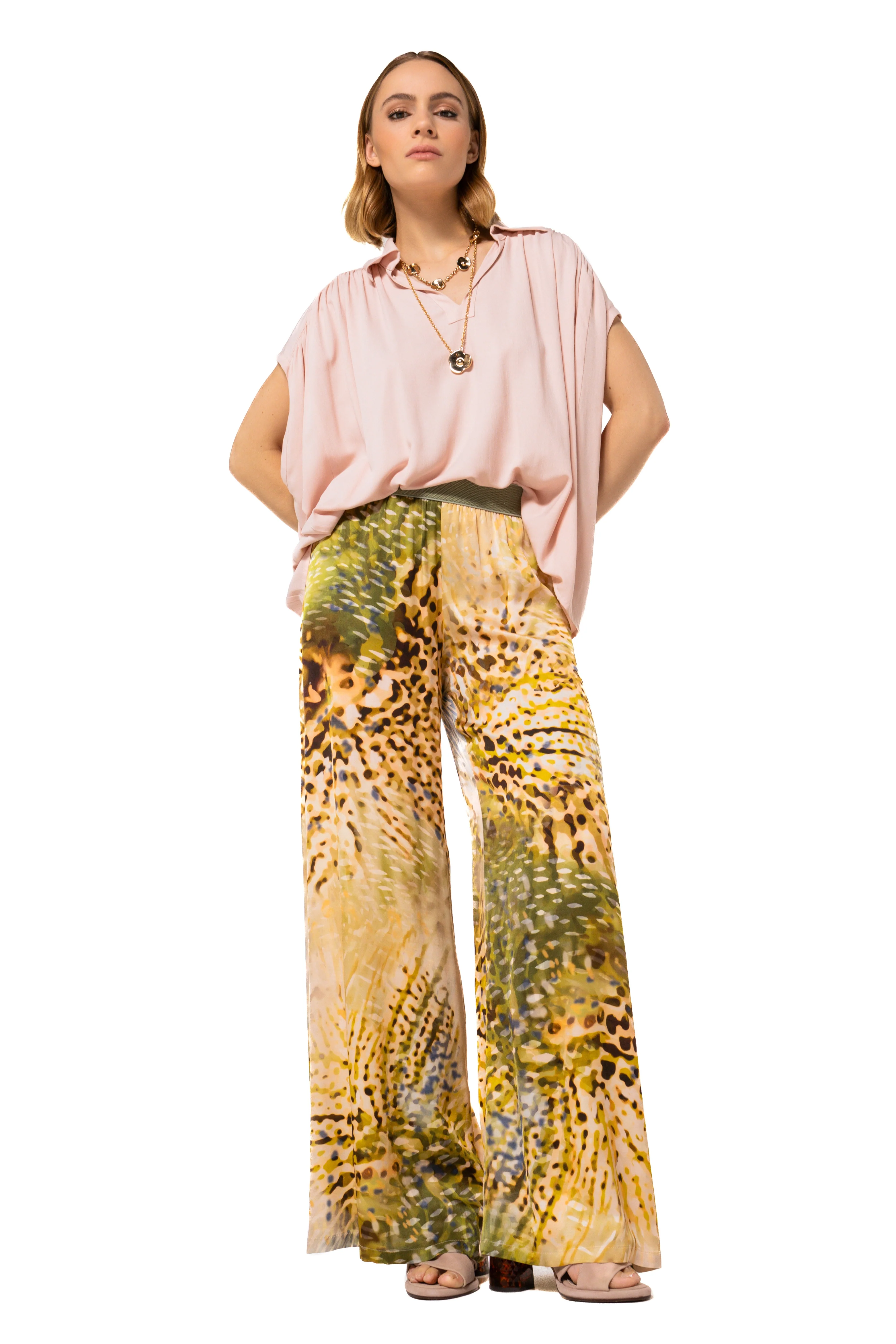 Broek Safari Print Multi Color 1545-69 - Image 2