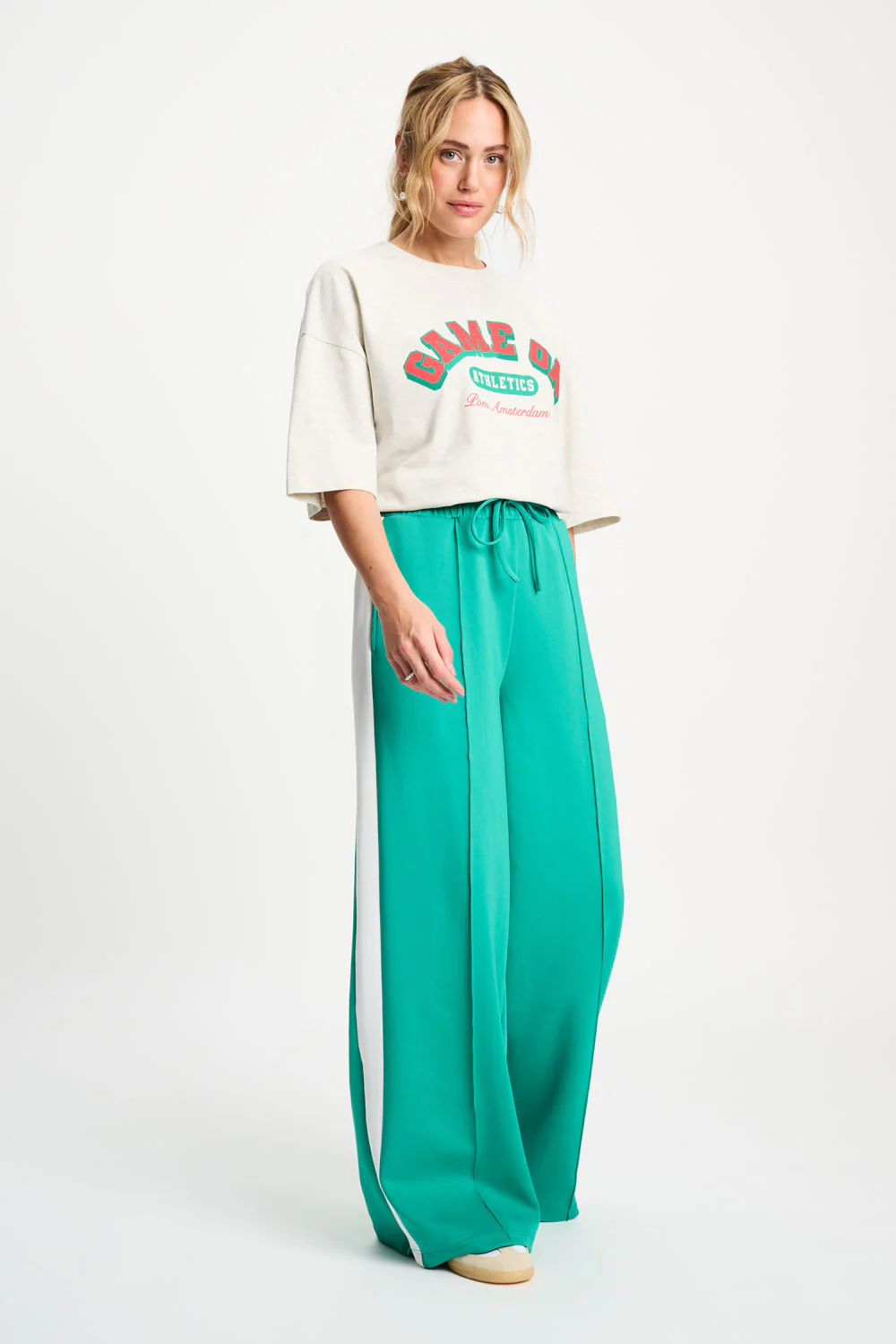 Broek Stripe Wander Green SP9476 - Image 7