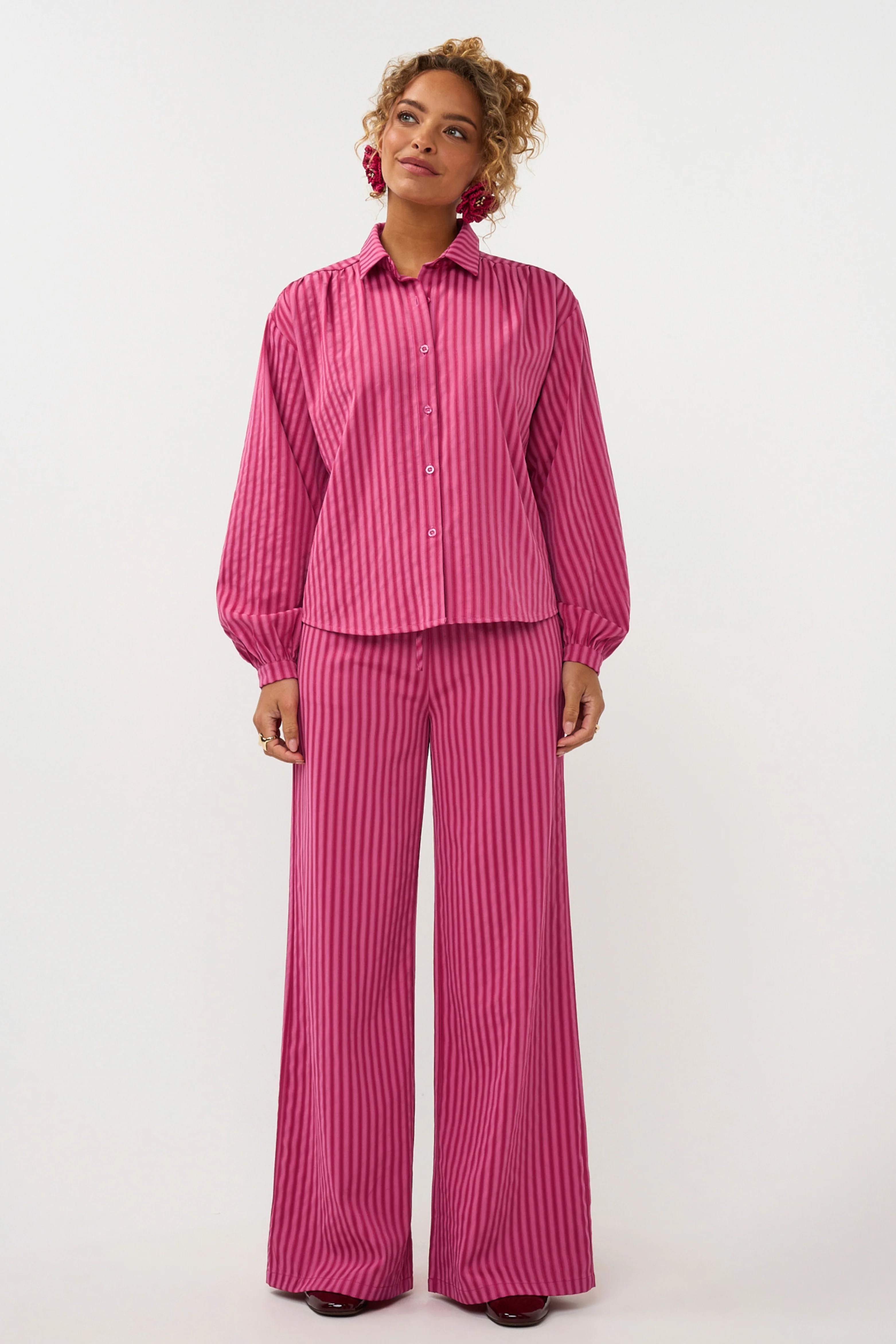 Broek Thirza Berry Pink - Image 2