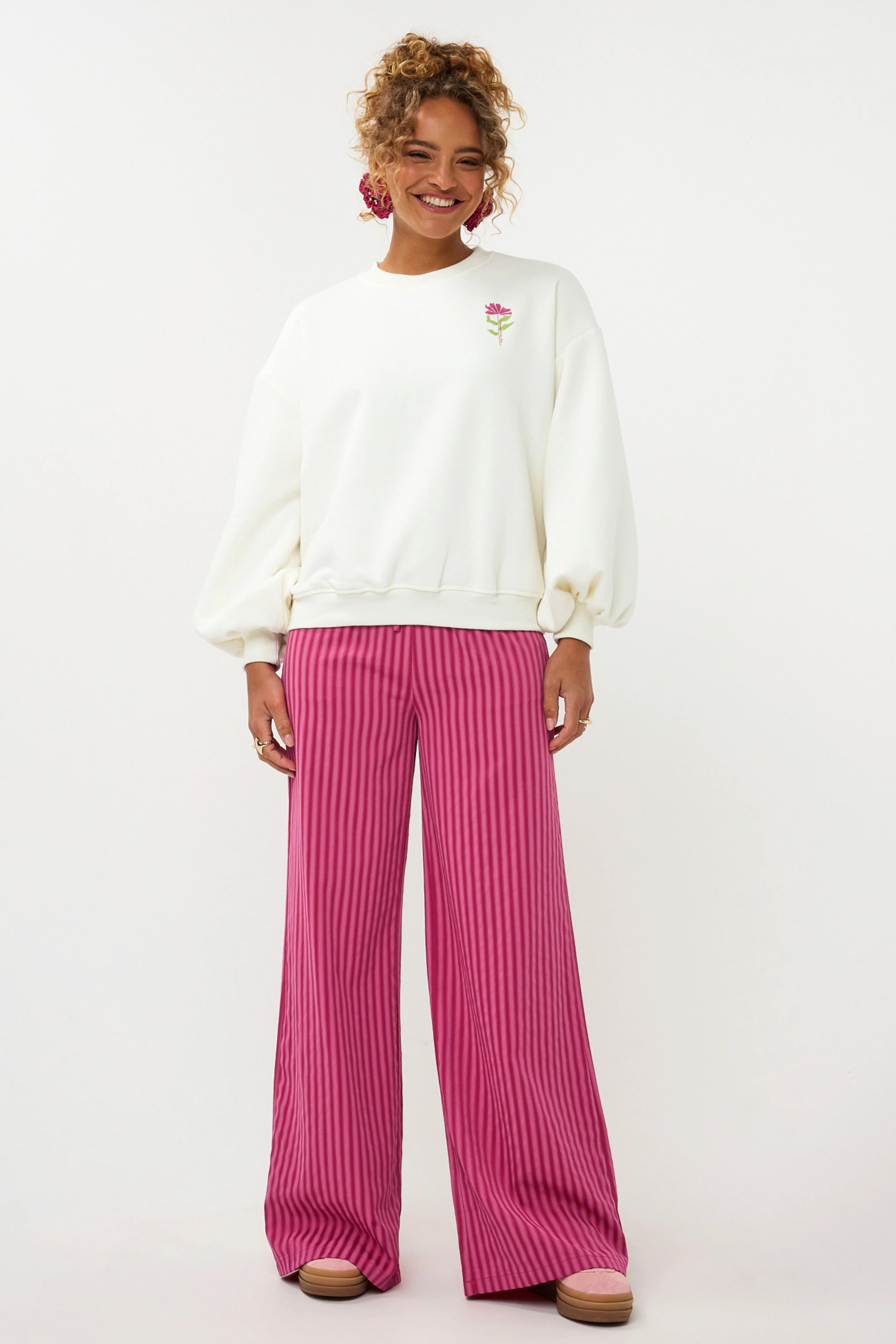 Broek Thirza Berry Pink - Image 7