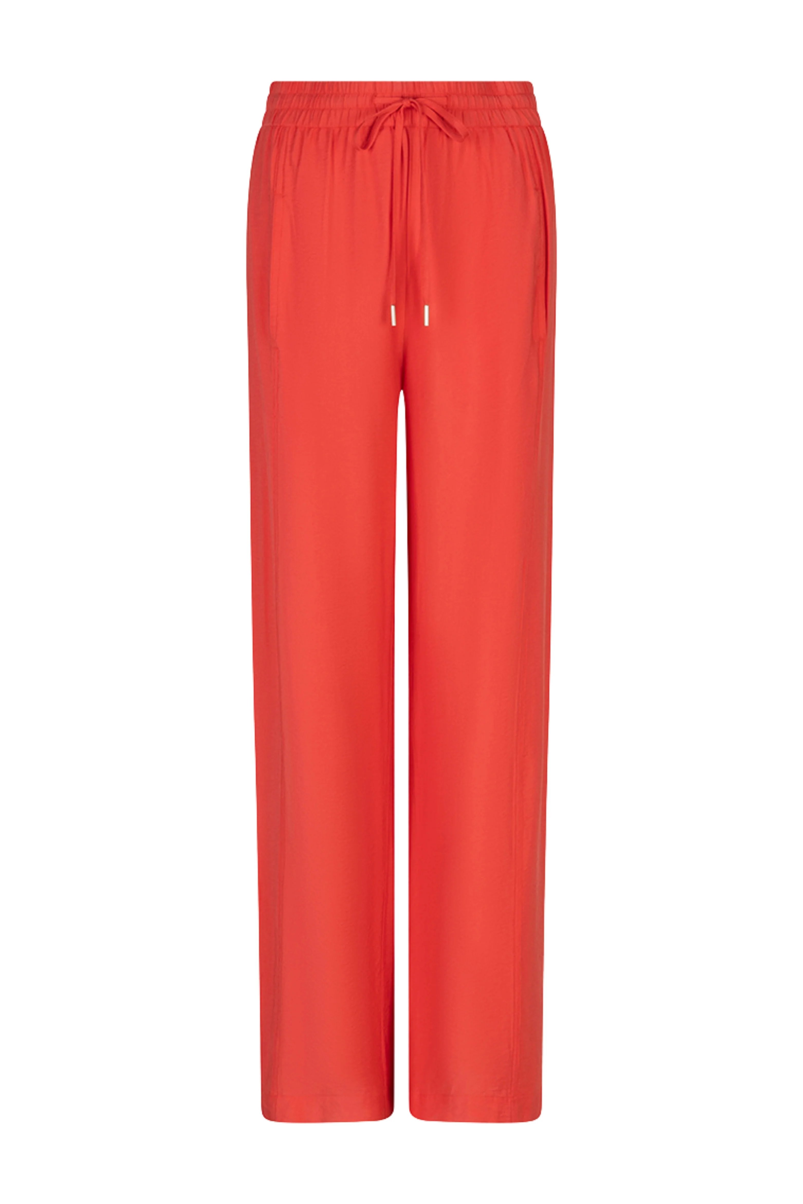 Broek Wide Elastic Waist Slub Chili Red SP26.10033 - Image 7