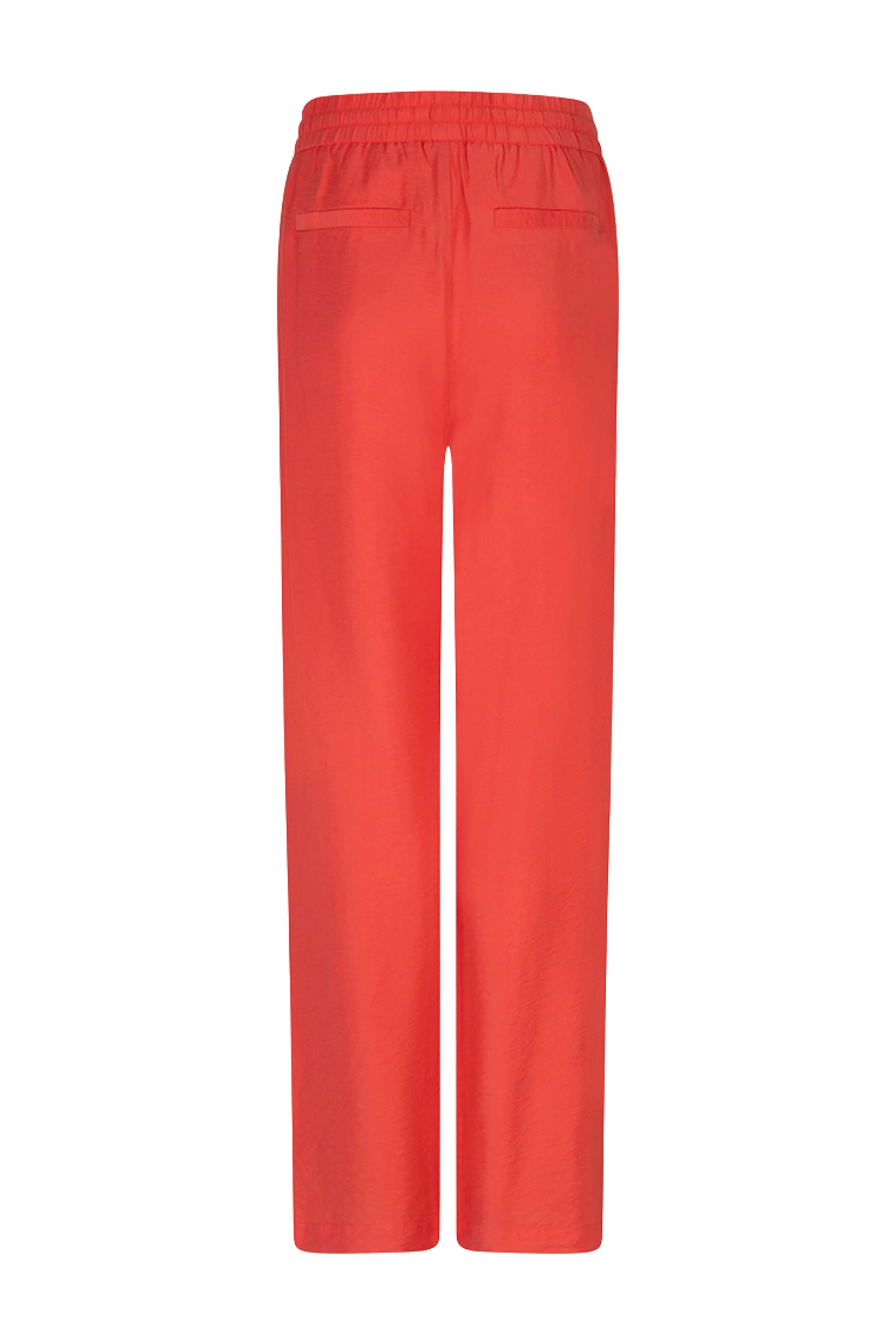 Broek Wide Elastic Waist Slub Chili Red SP26.10033 - Image 8
