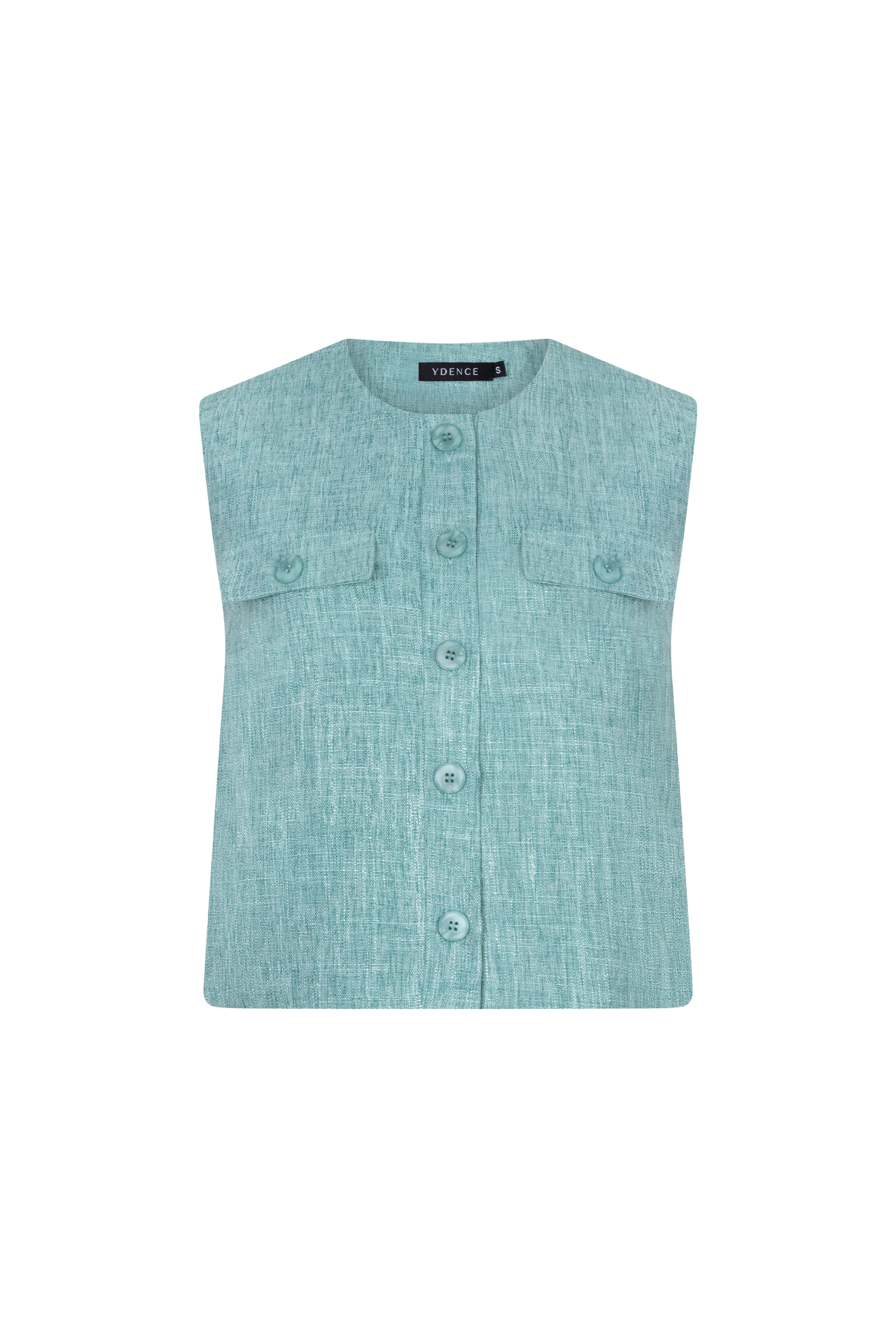 Gilet Amanda Turquoise Melange