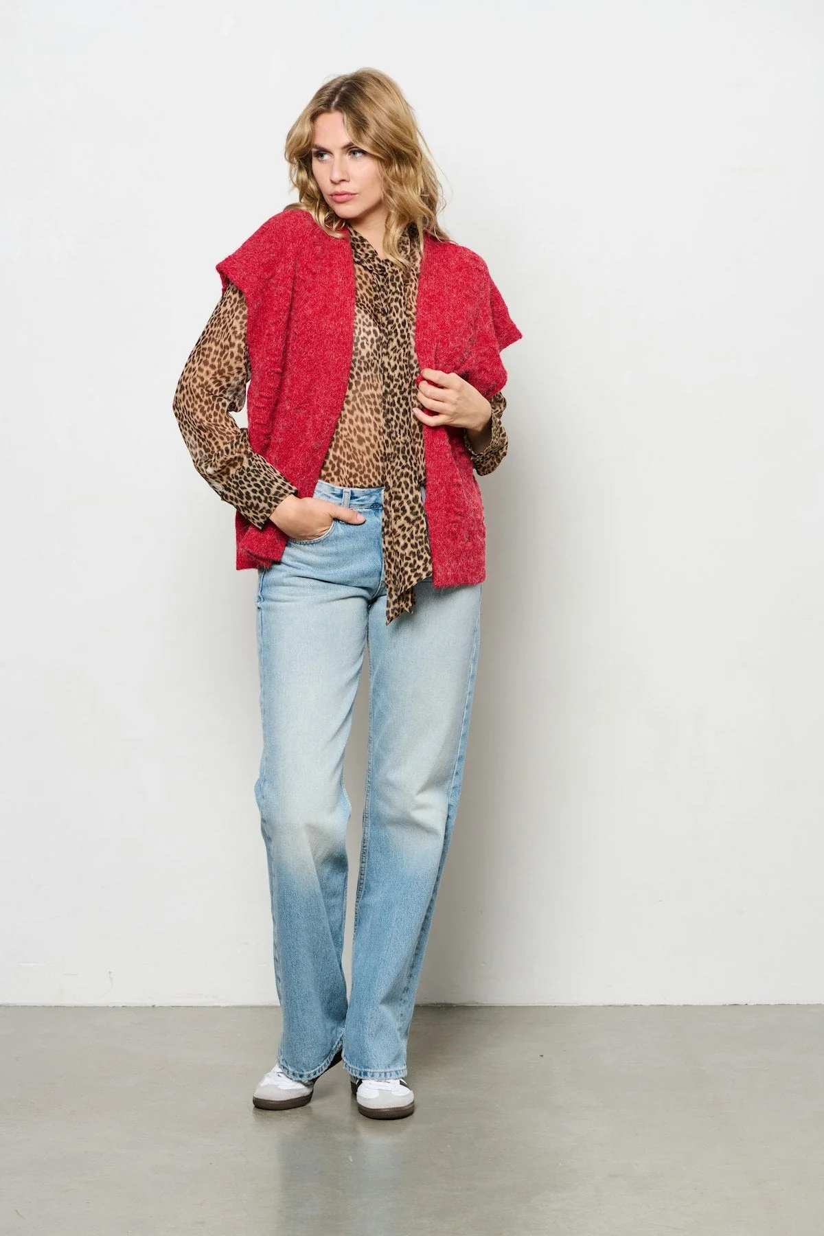 Gilet baila red GL107 - Image 2