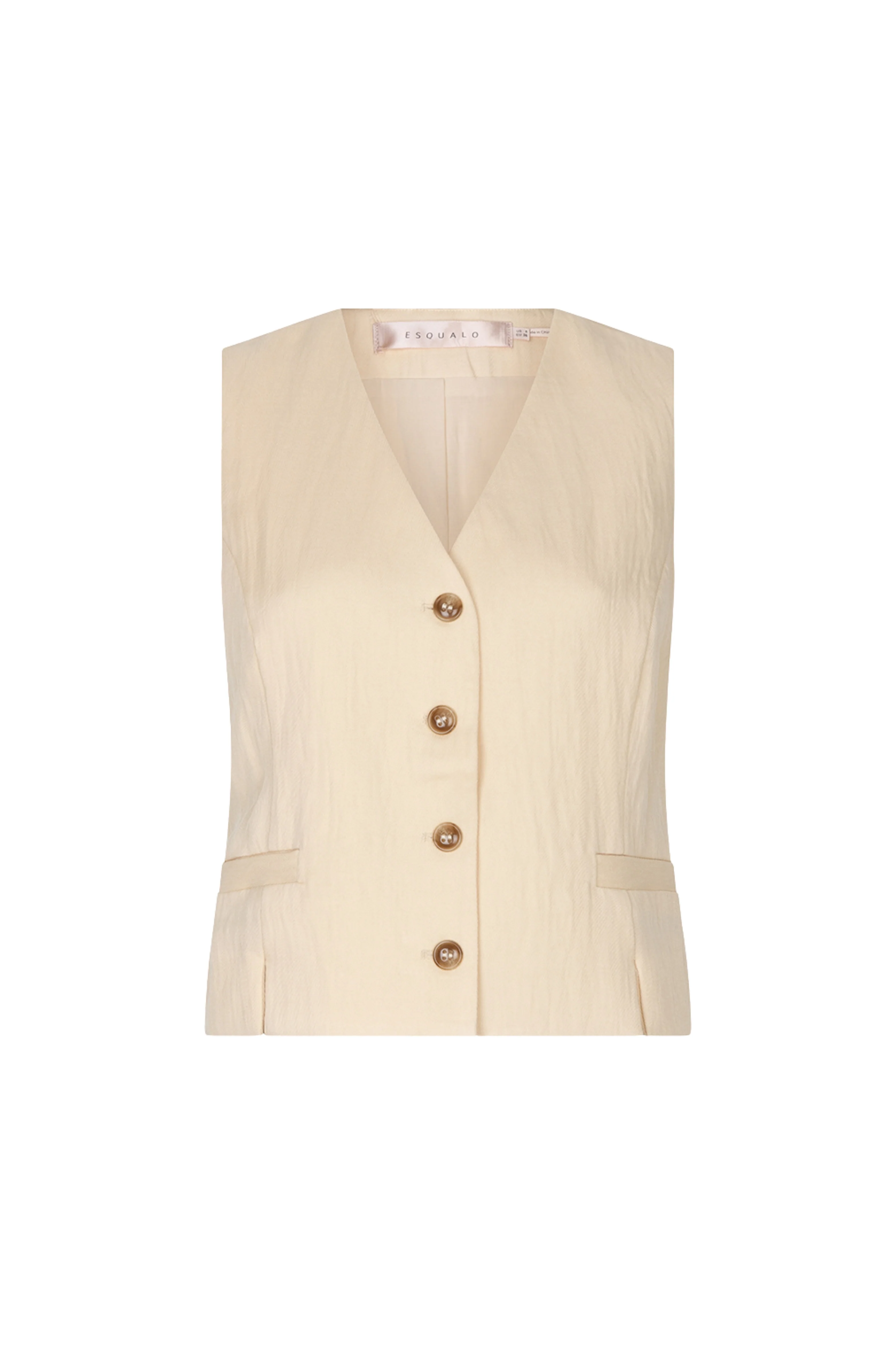 Gilet Crushed Light Sand HS26.10229 - Image 2