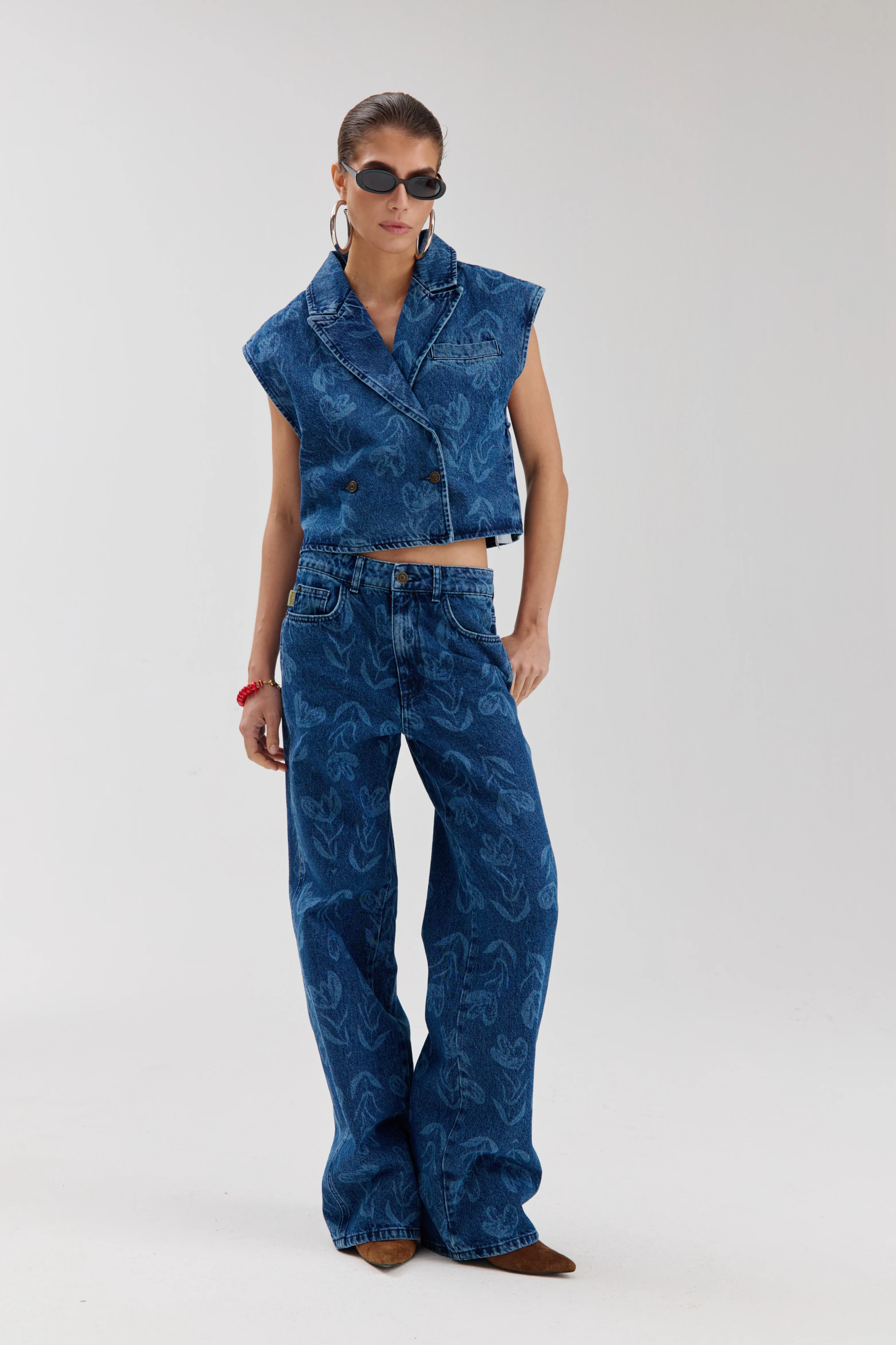 Gilet Esmee Mid Blue SS6D203 - Image 2