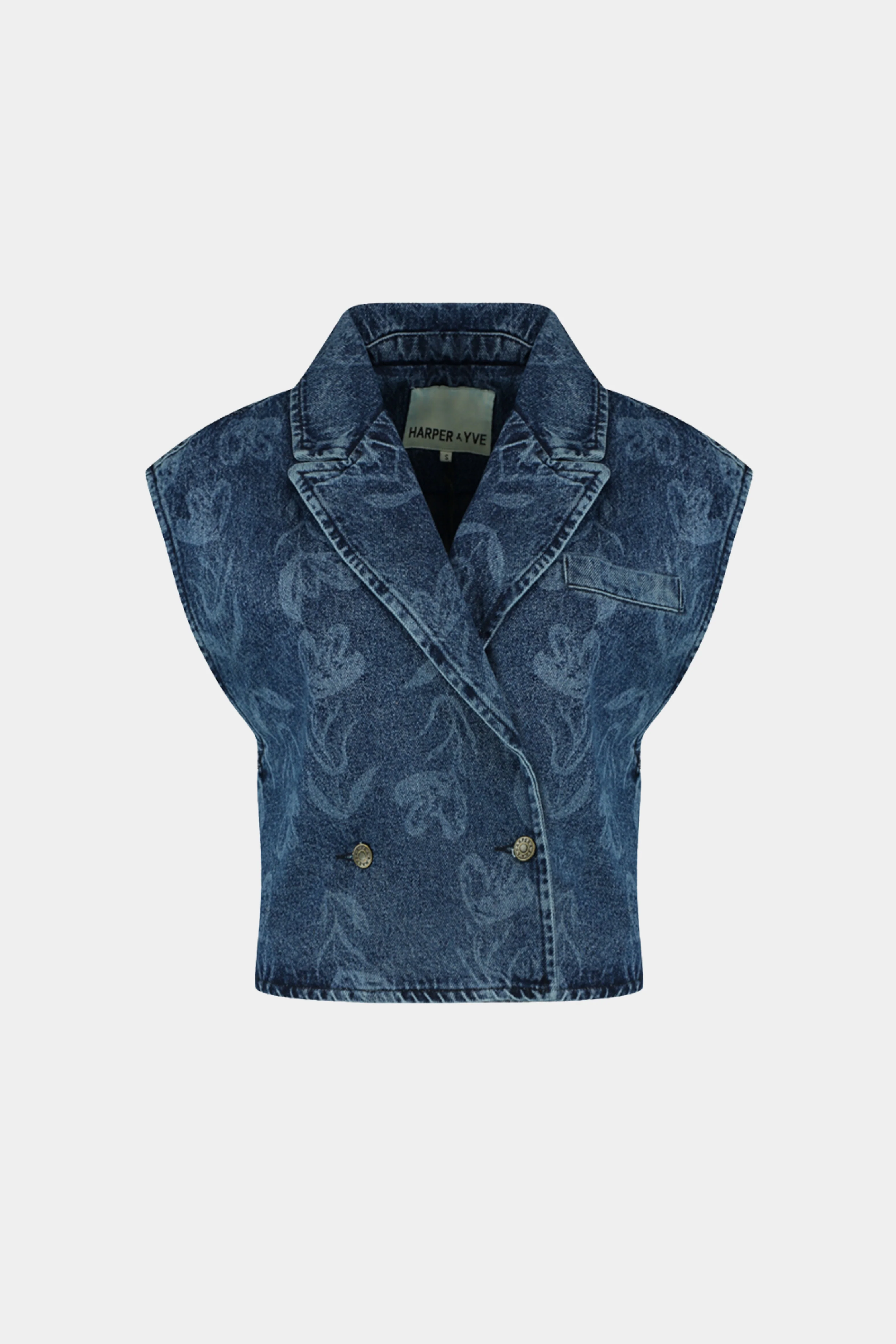 Gilet Esmee Mid Blue SS6D203 - Image 3
