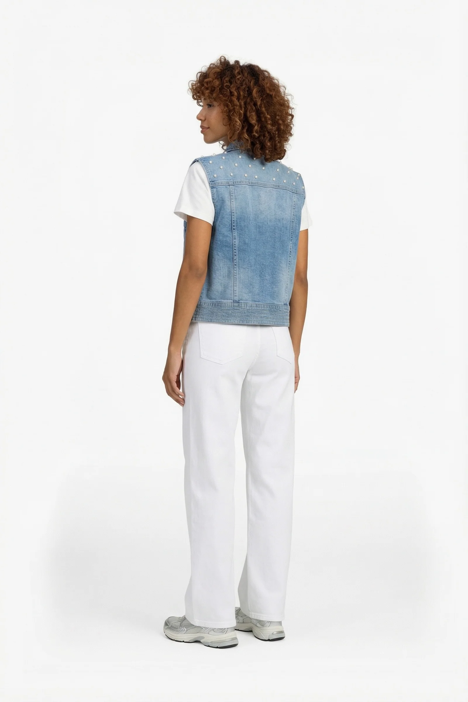 Gilet Ferelith Denim Light Blue - Image 7
