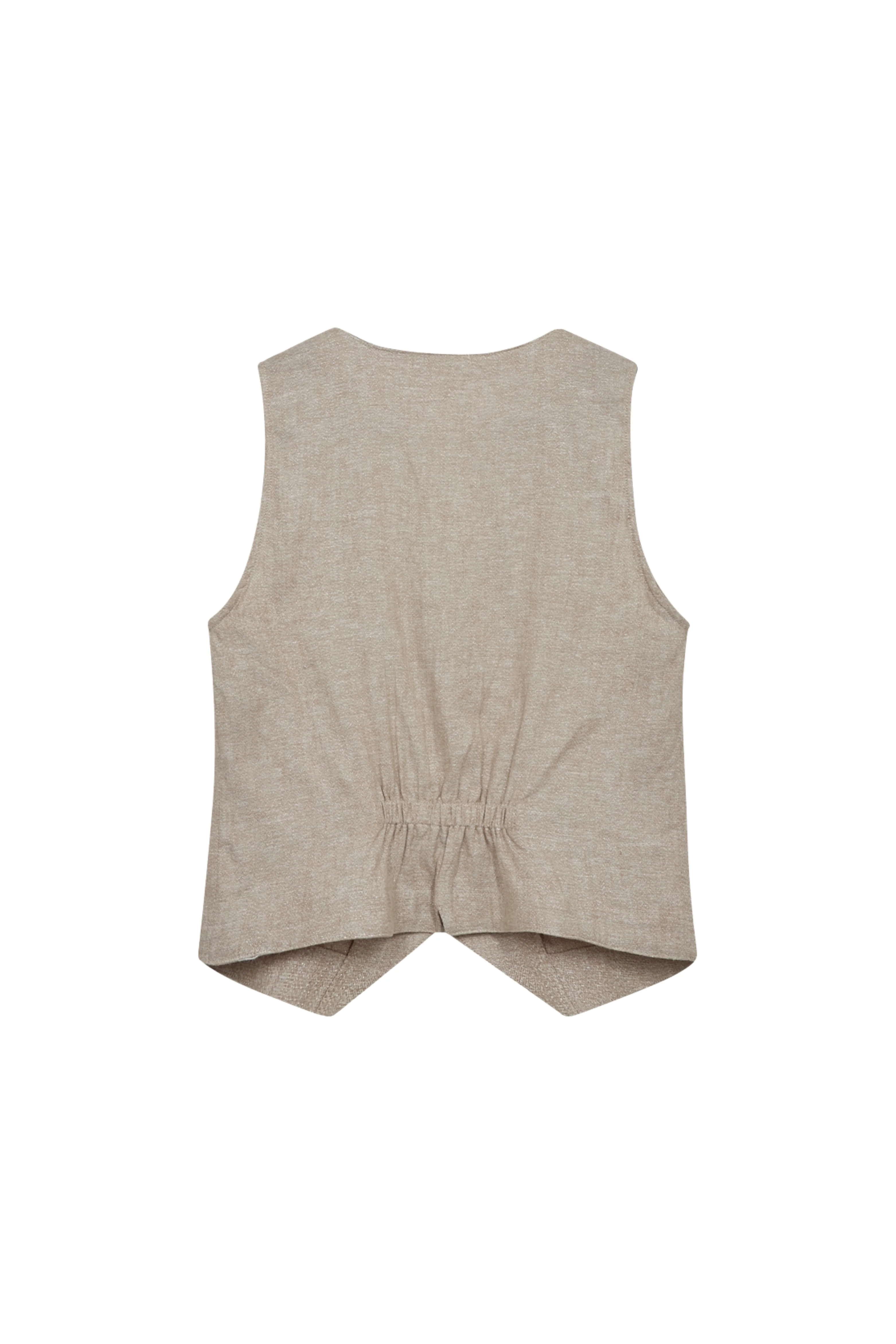 Gilet Fqlavasi Sand Melange Silver 208145 - Image 5
