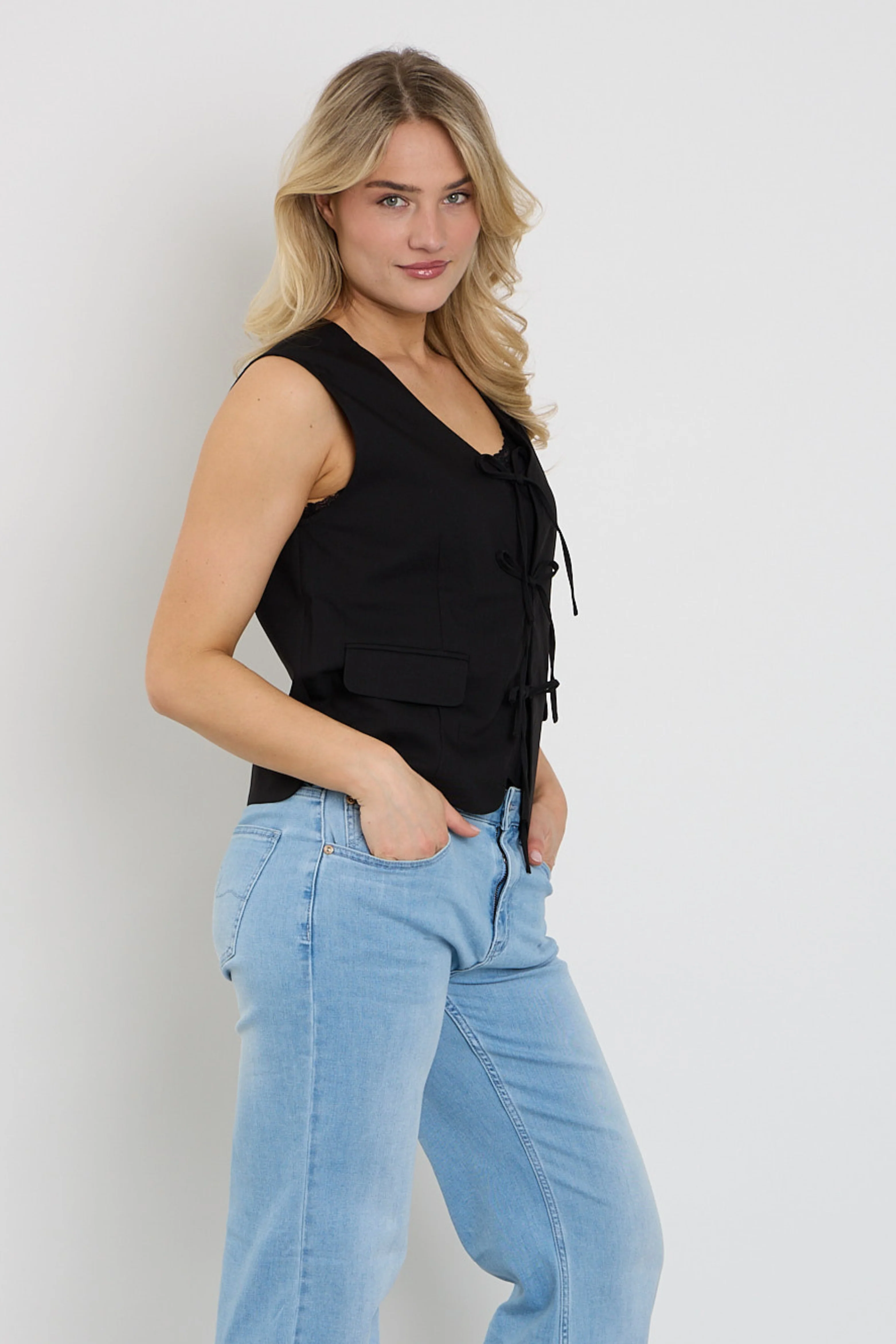 Gilet Fqmaeve Black 208189 - Image 5