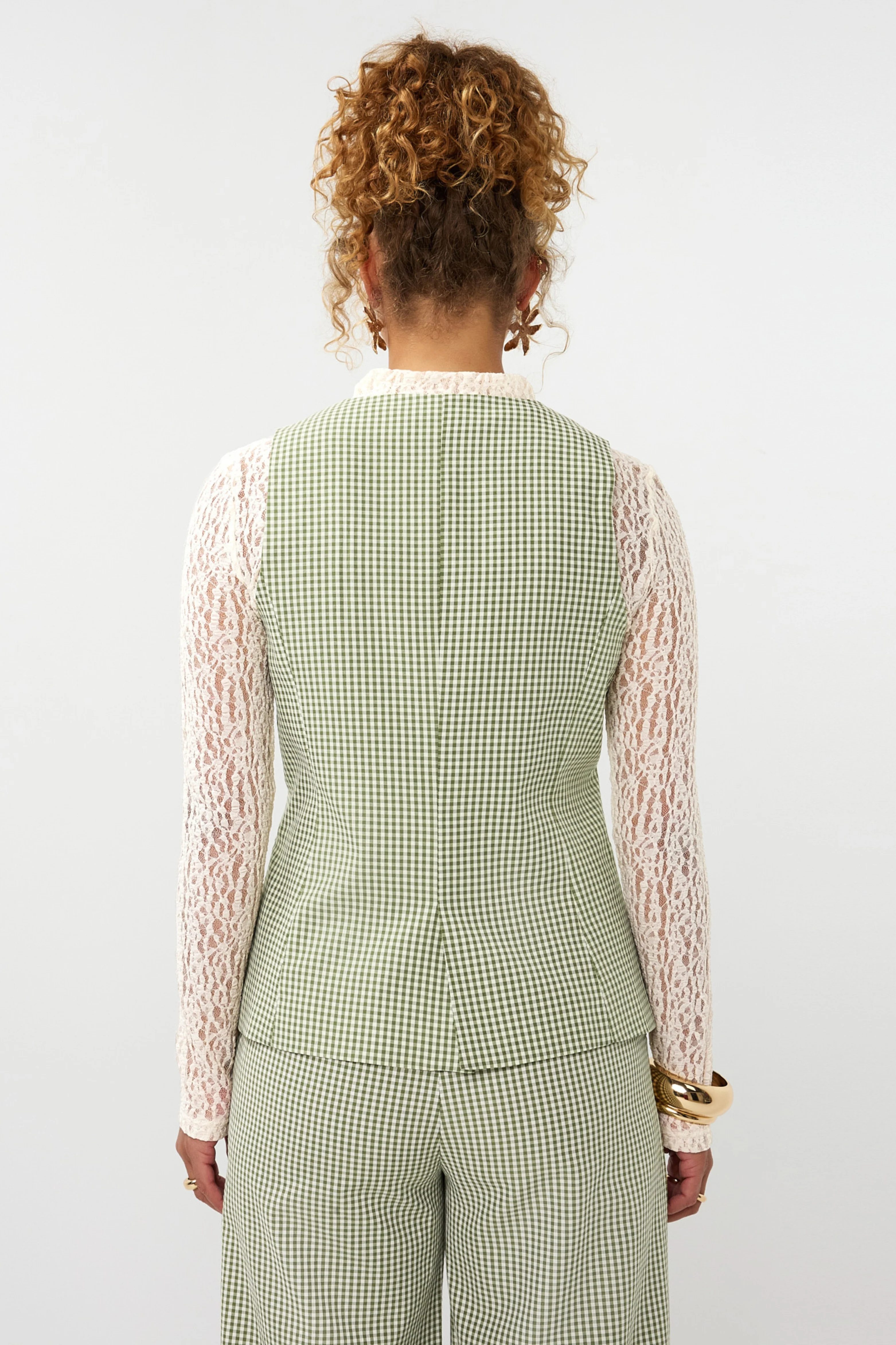 Gilet Jette Green Check - Image 6