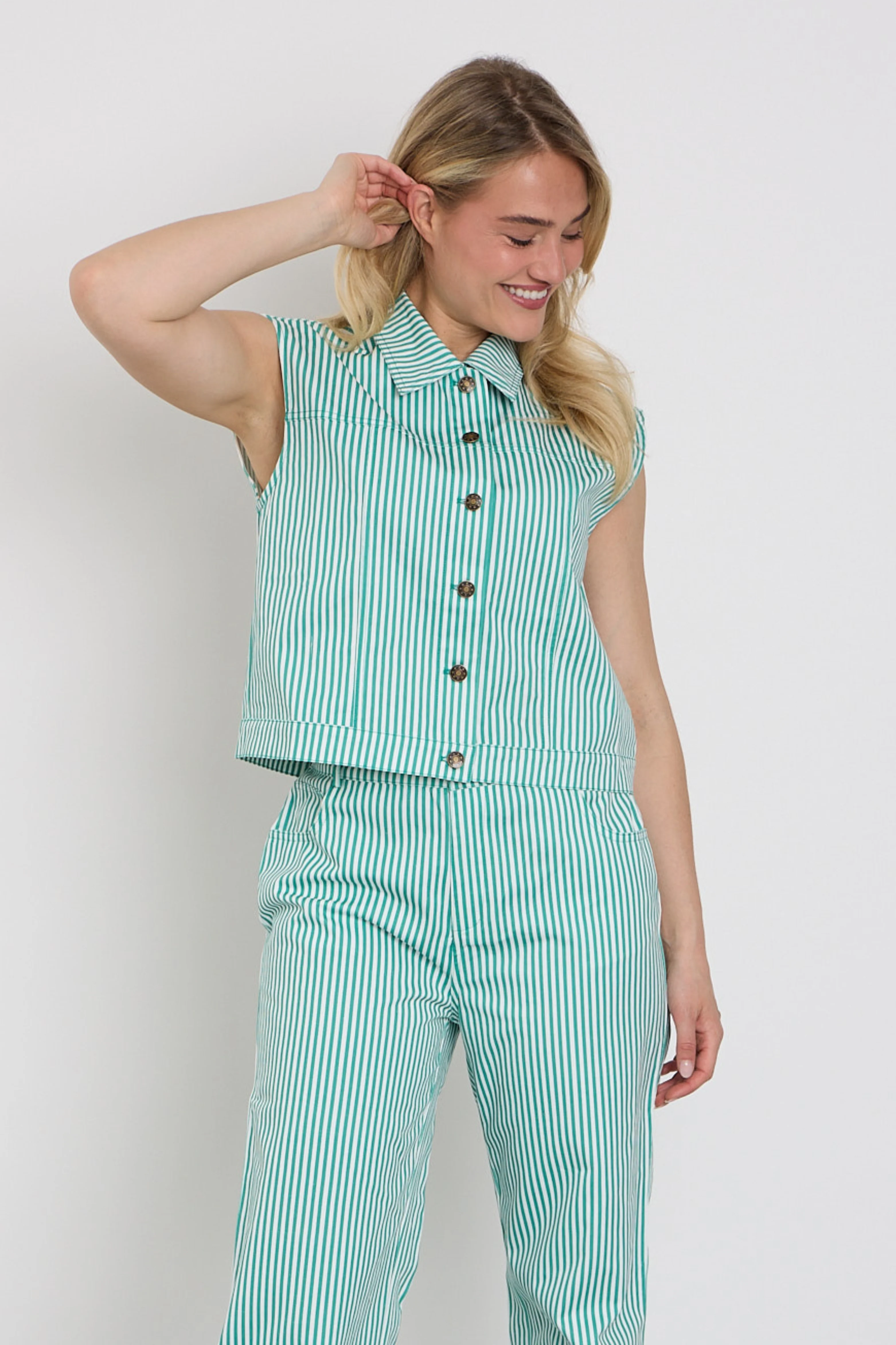 Gilet Marit Sea Green - Image 3