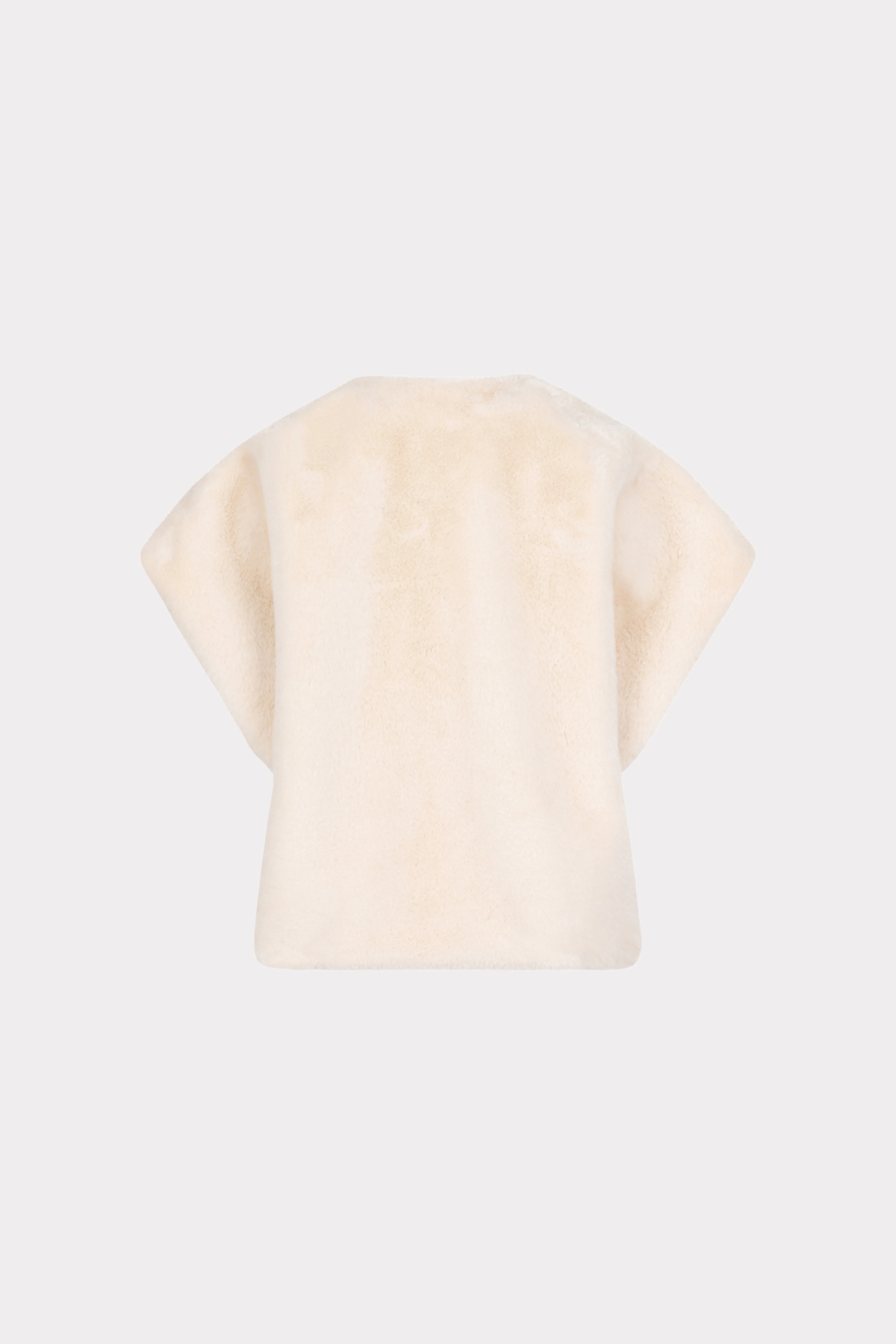 Gilet Oversized Fake Fur Naturel W25.37700 - Image 7