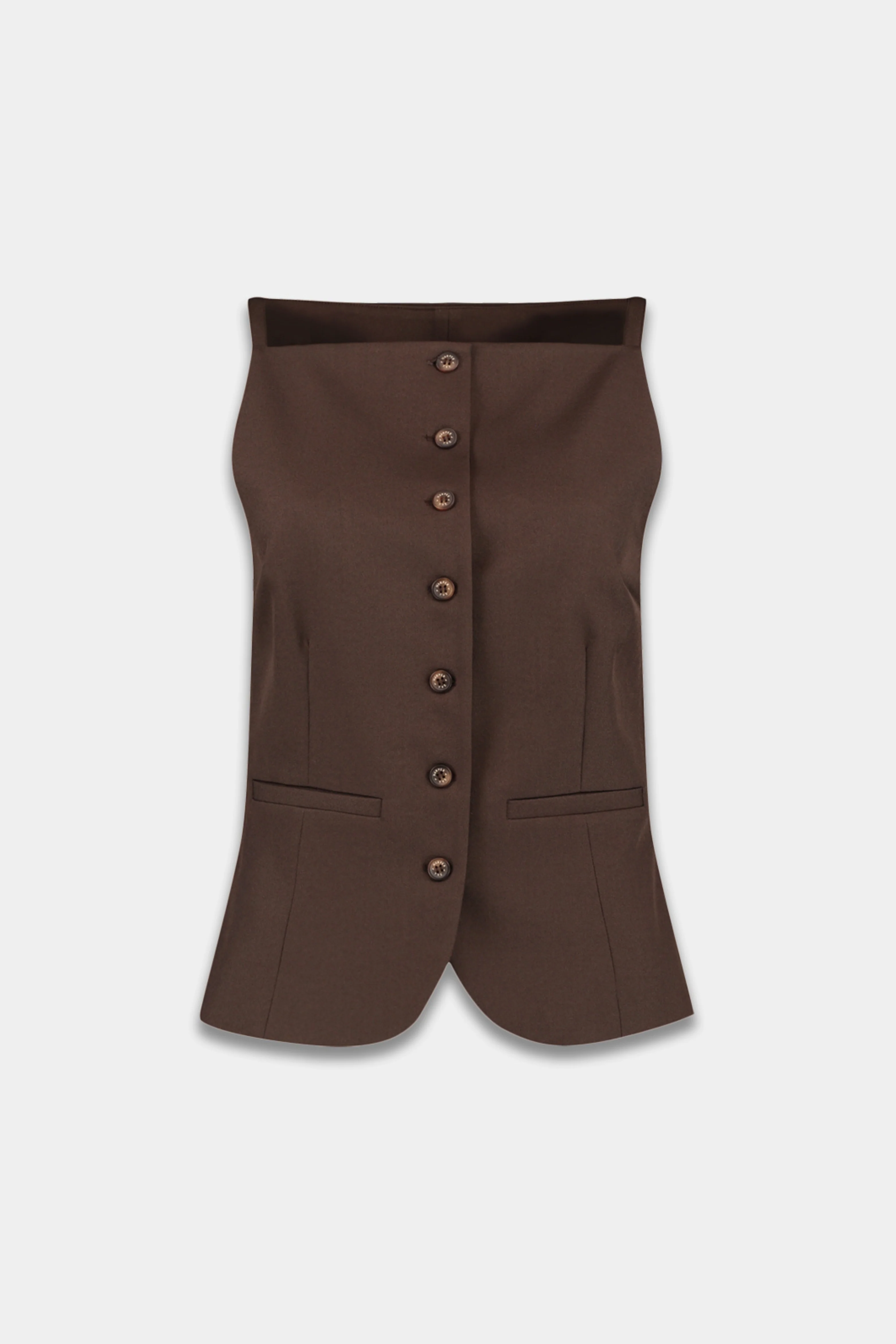 Gilet Rey Saddle Brown SS6N206 - Image 2
