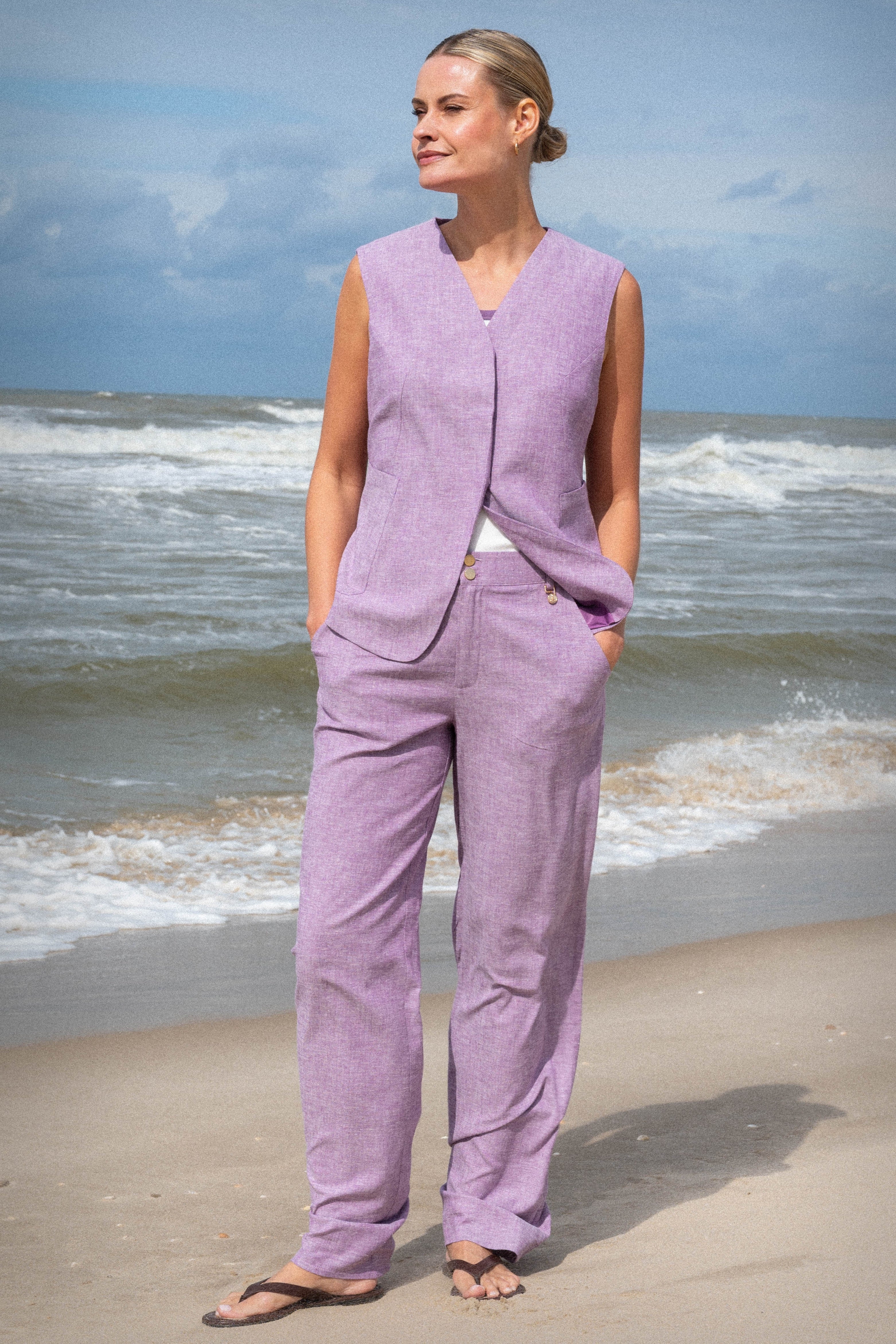 Gilet Toss Lilac - Image 3