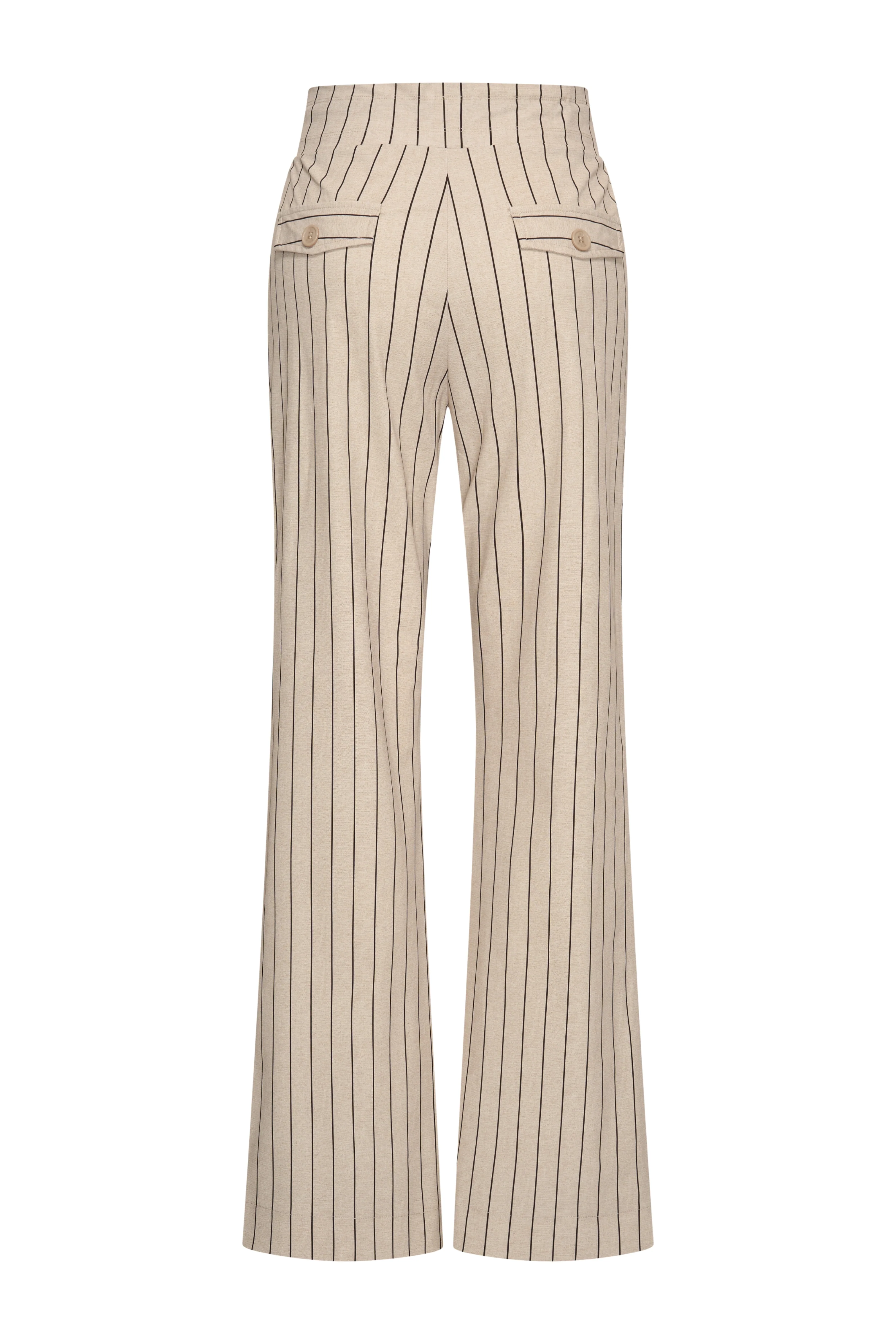 Heavy Travel Broek Classic Stripe Print Latte 202136 - Image 4