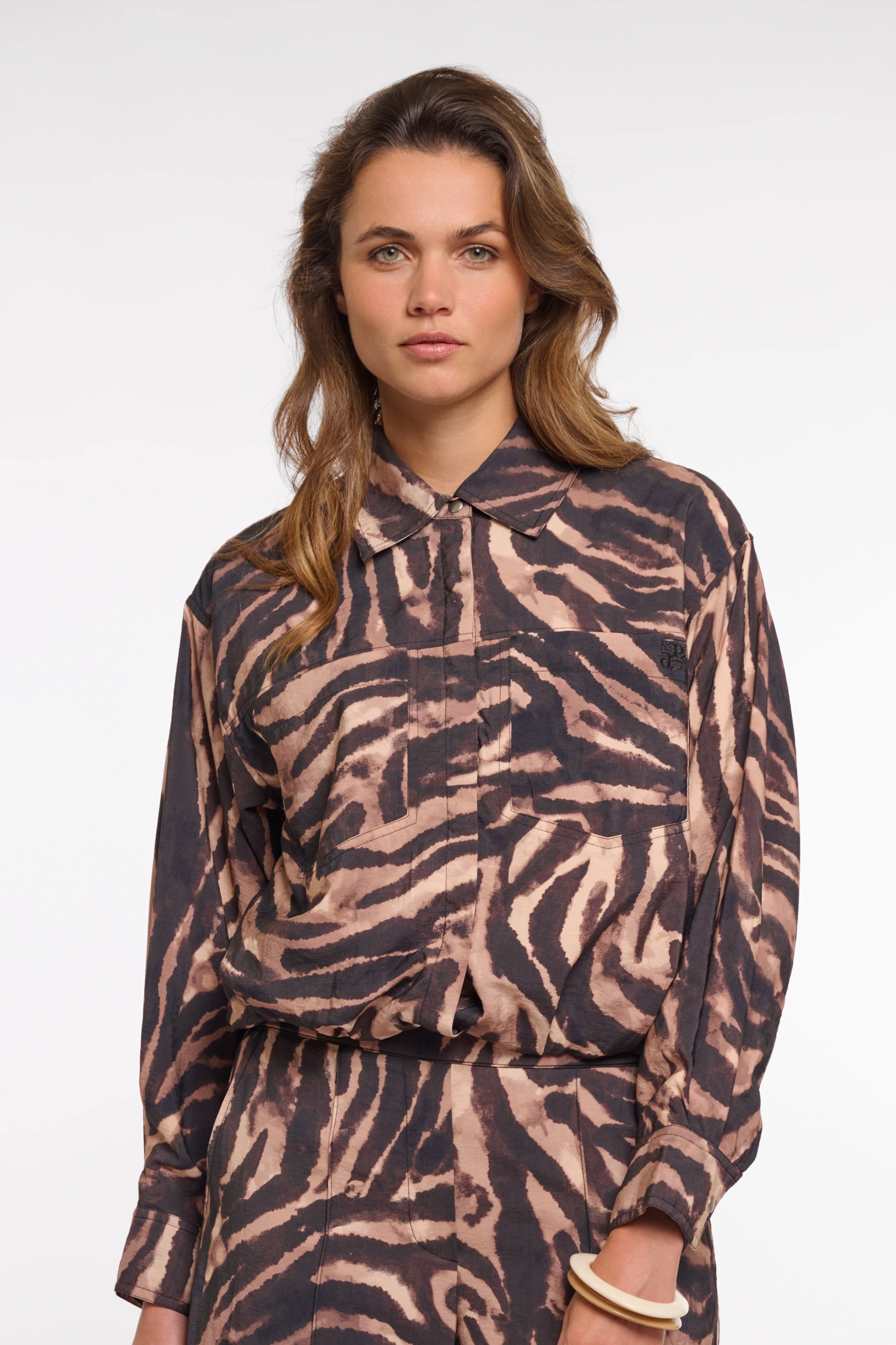 Jacket Auda Brown Zebra