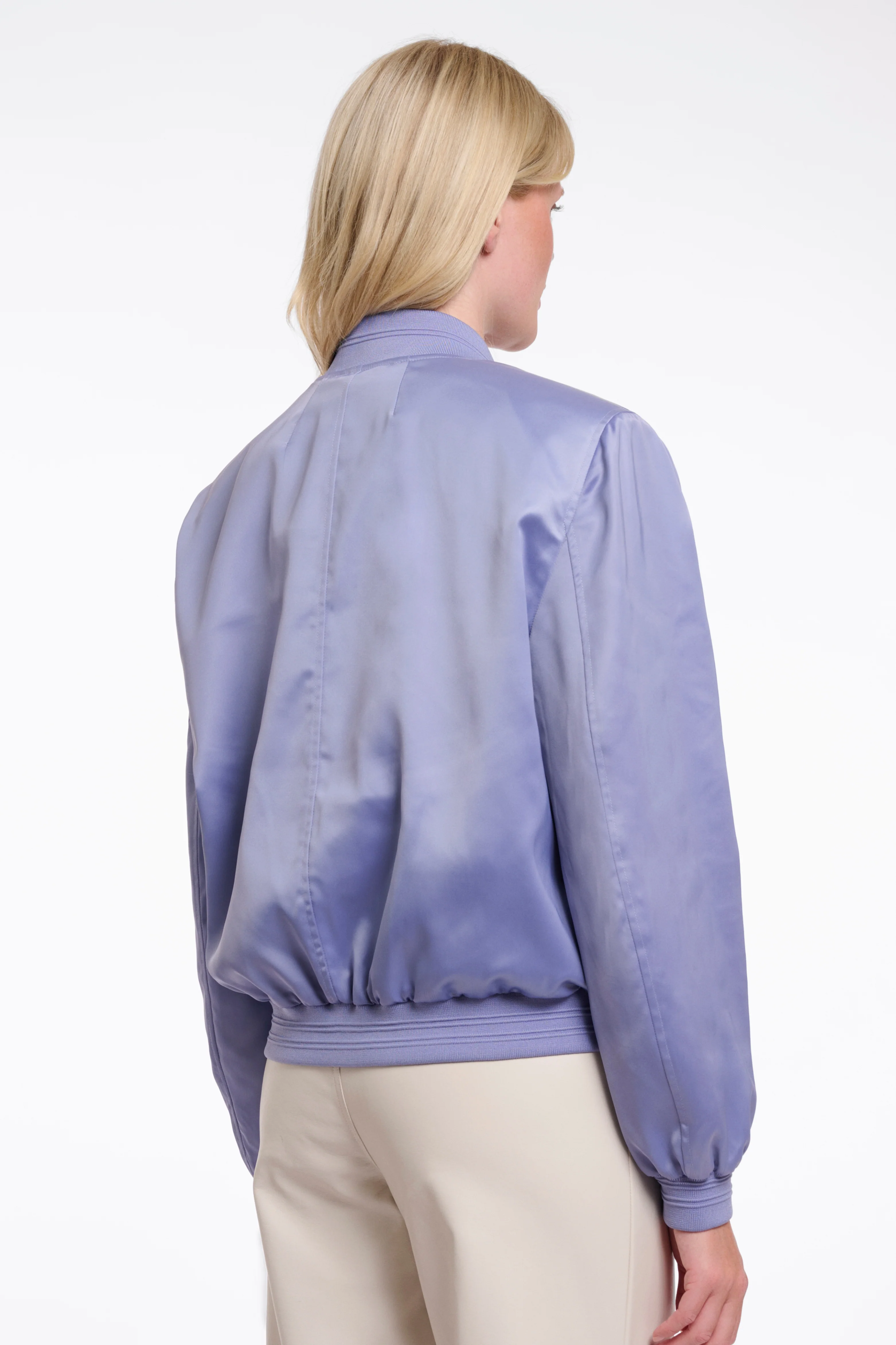 Jacket Banner Bomber Brushed Blue - Image 4
