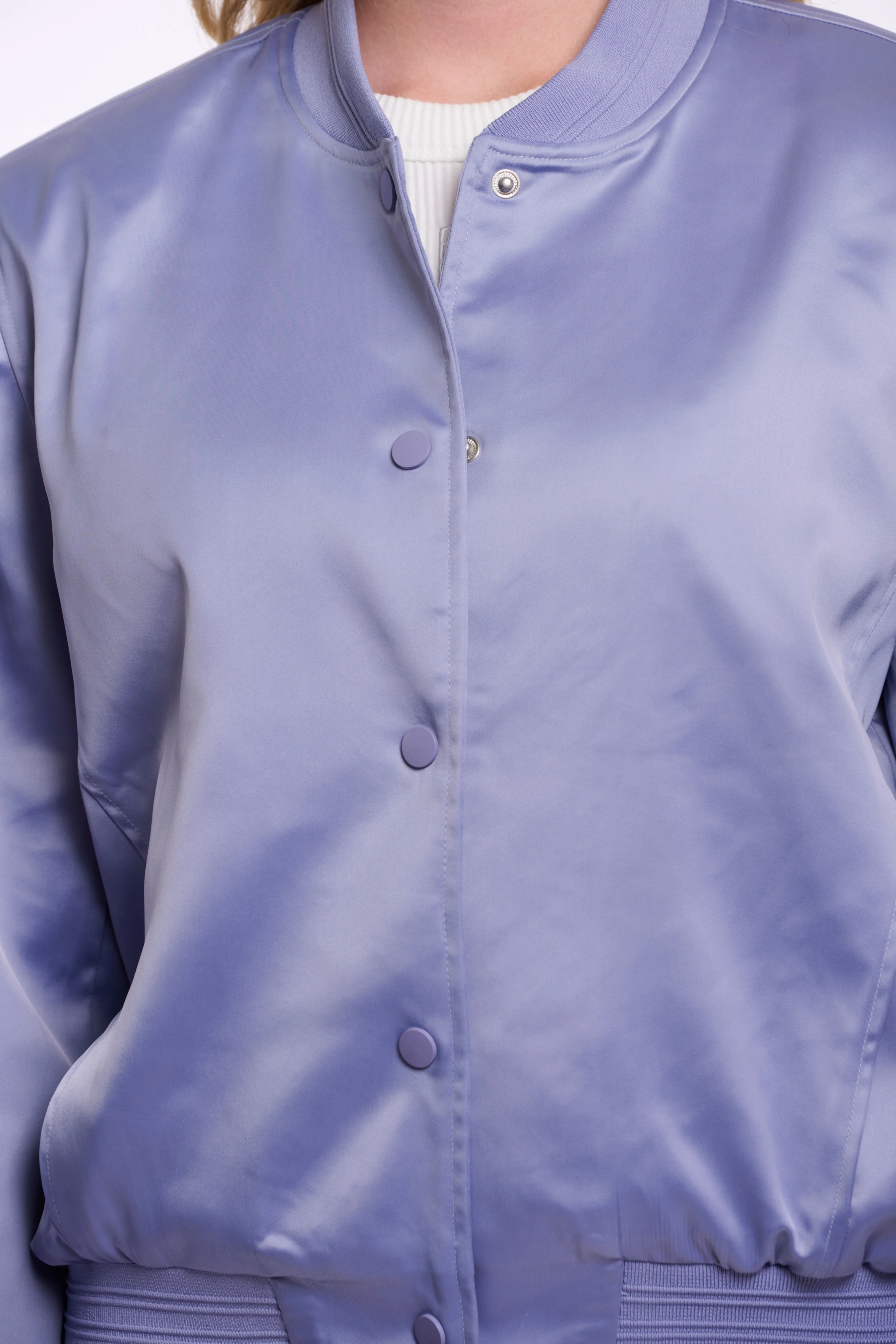 Jacket Banner Bomber Brushed Blue - Image 5