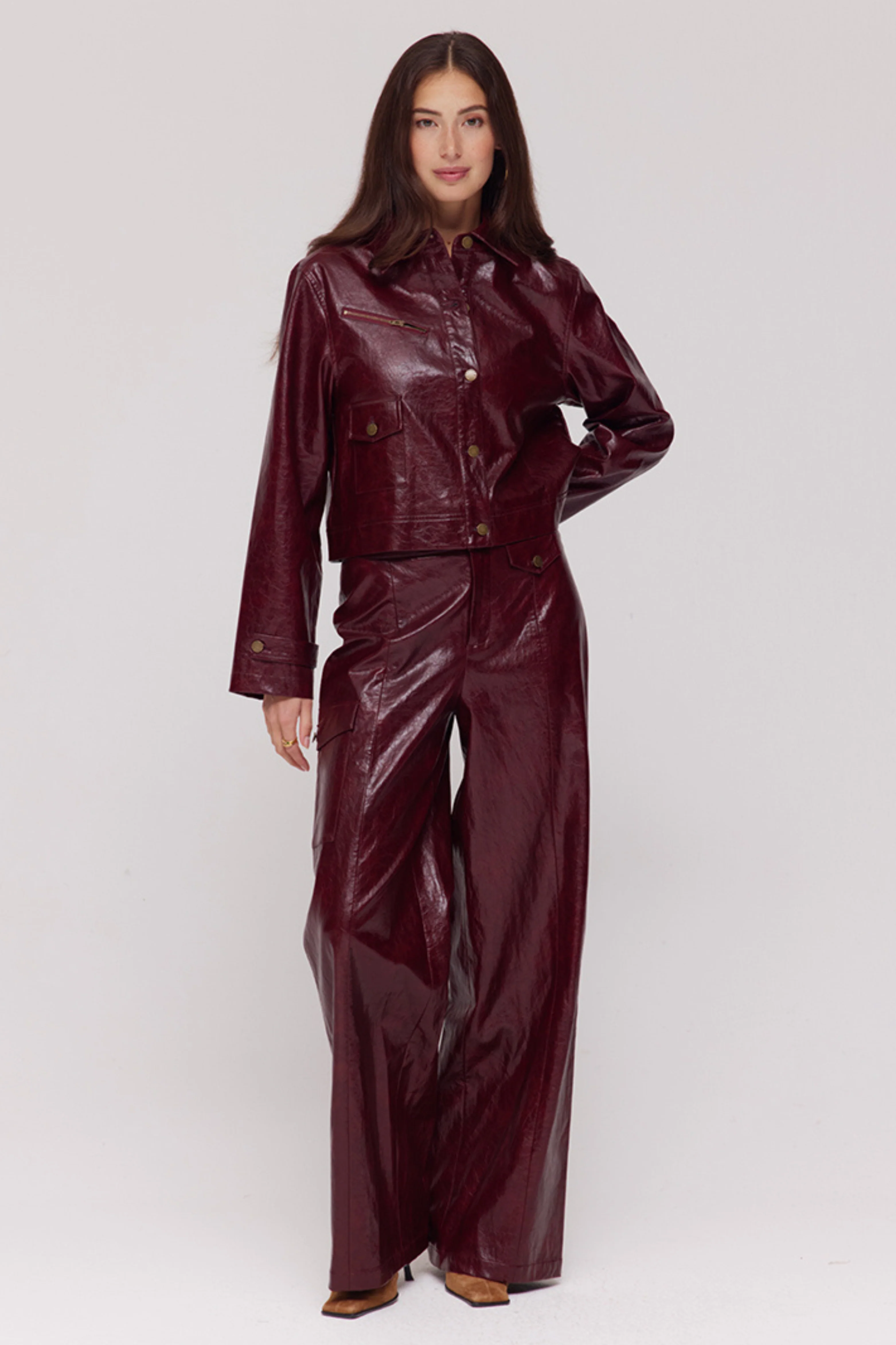 Jacket Bina Red Wine SS6N200 - Image 4