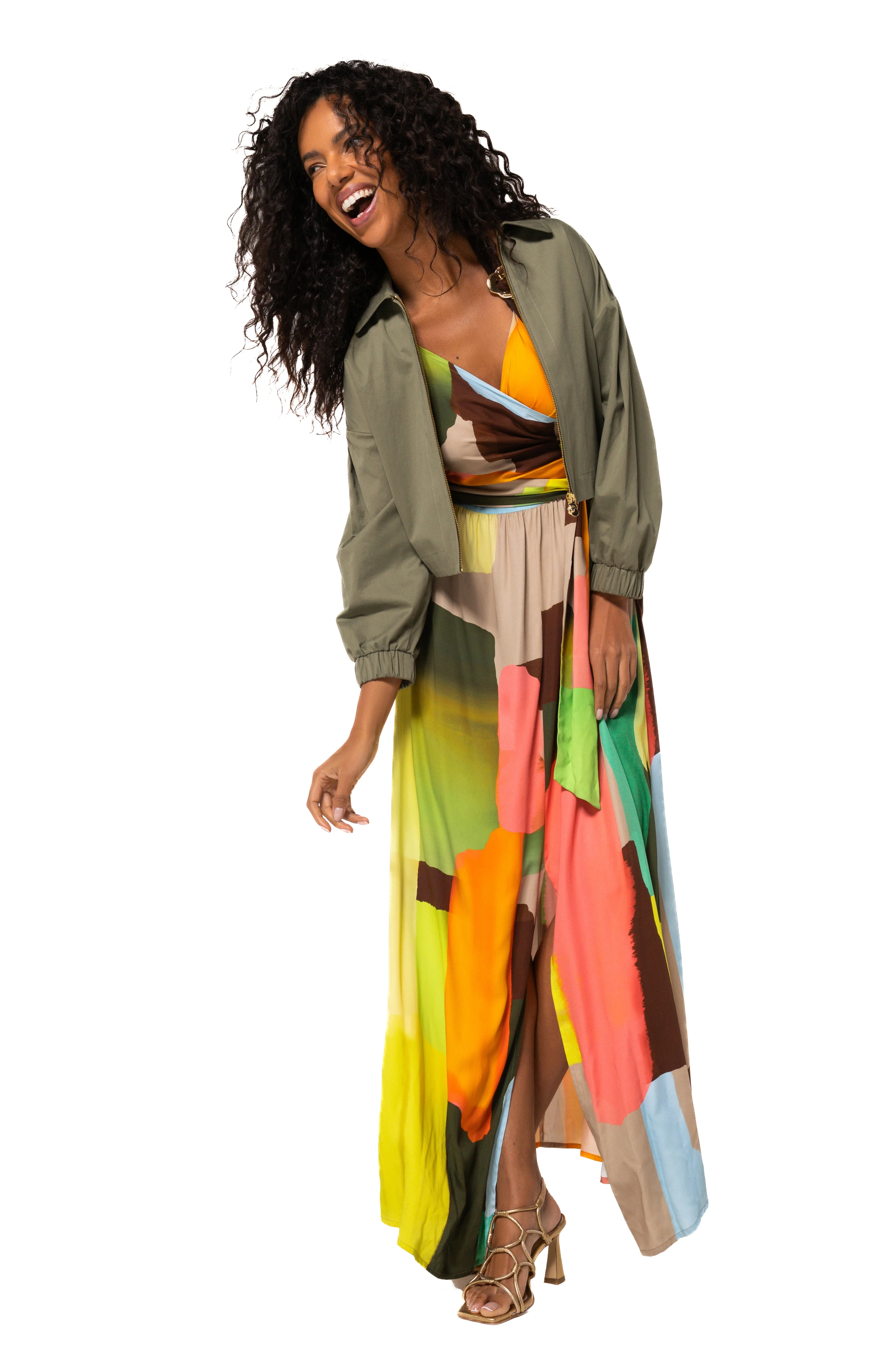 Jacket Bomber Khaki 1825-62 - Image 3