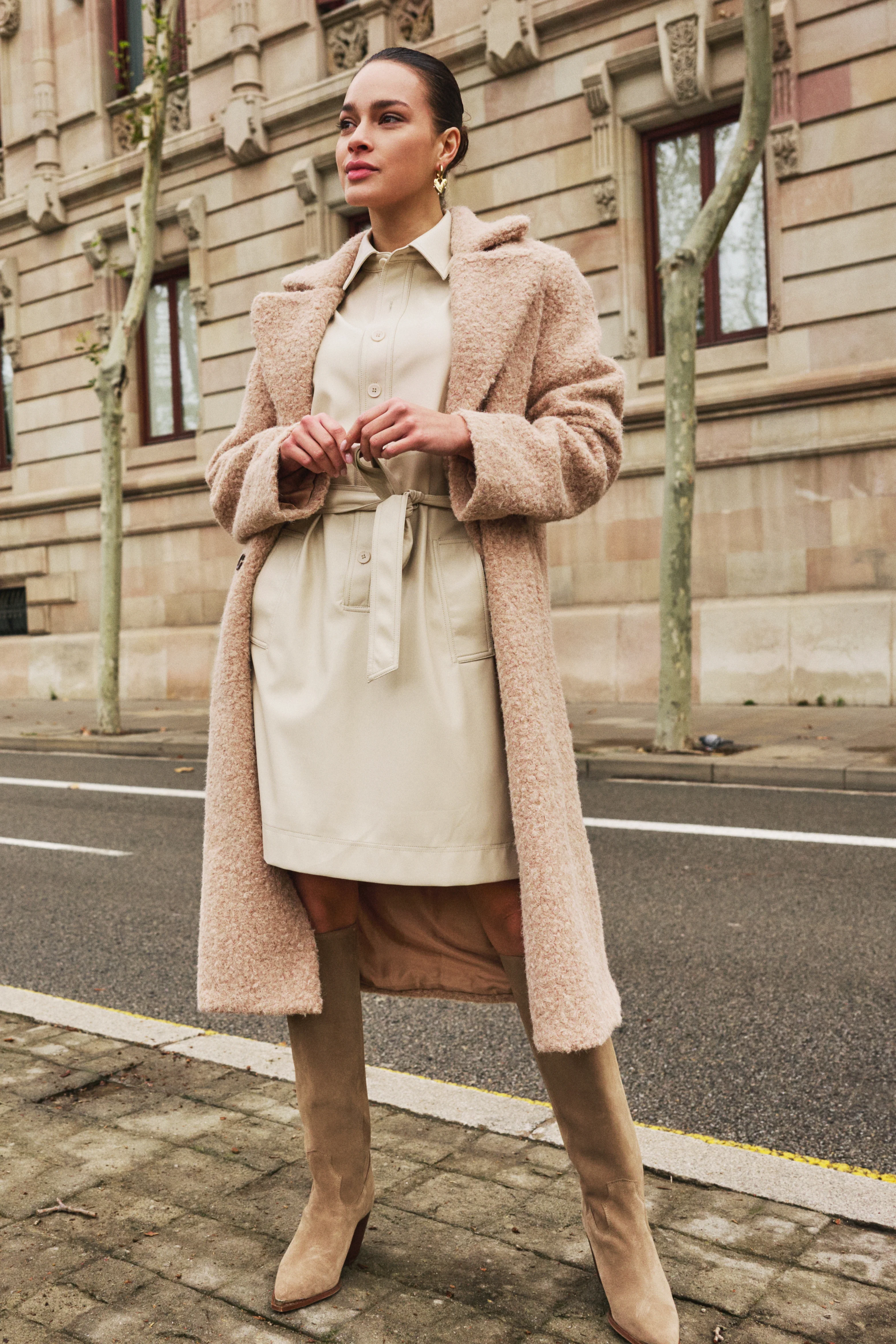 Jacket Boucle Sand F25.37516 - Image 11