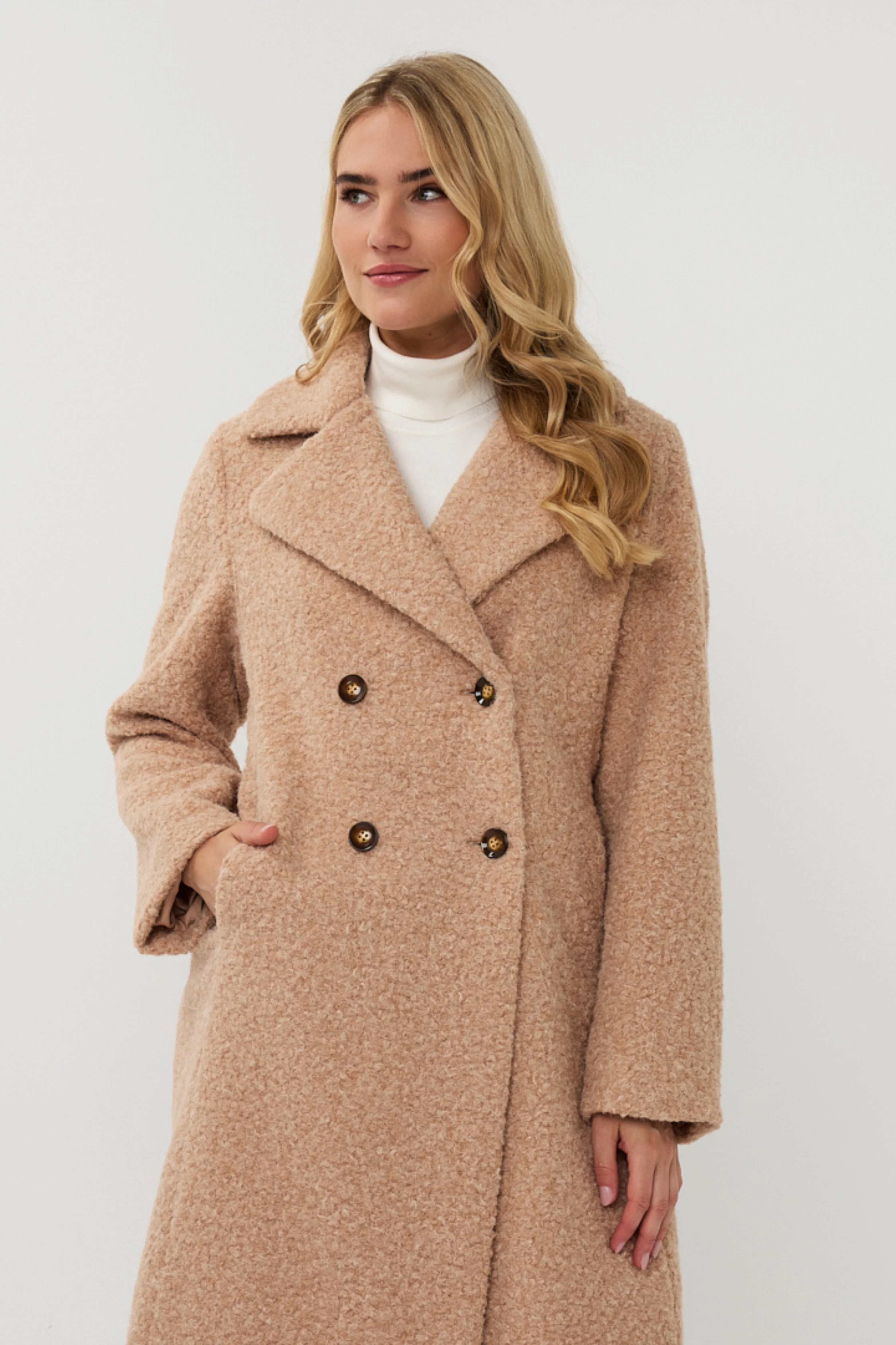 Jacket Boucle Sand F25.37516 - Image 7