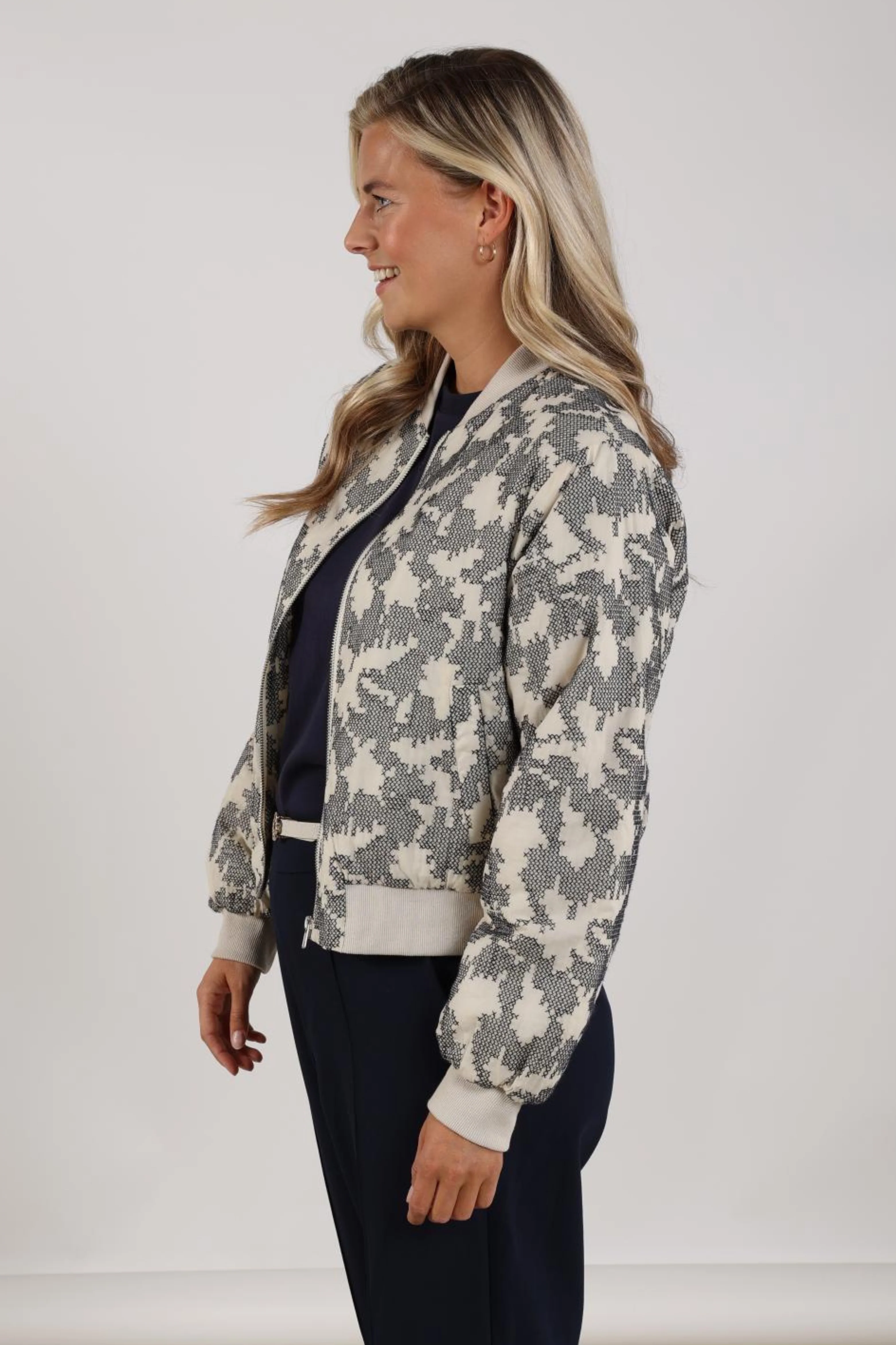 Jacket Charlie Cross Sand Navy NKS13107 - Image 8