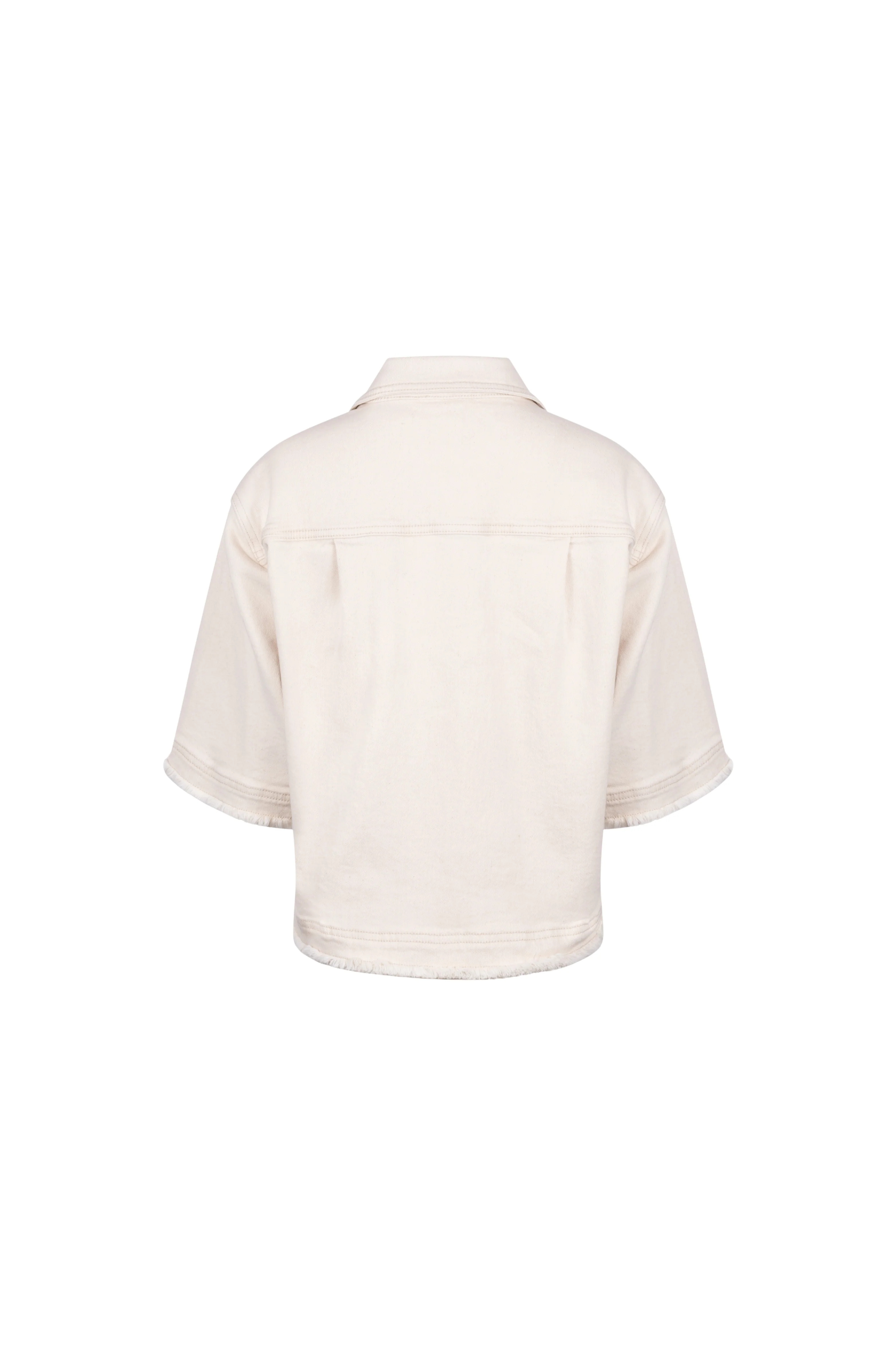 Jacket Charlie Ruffle Offwhite NKS13090 - Image 4