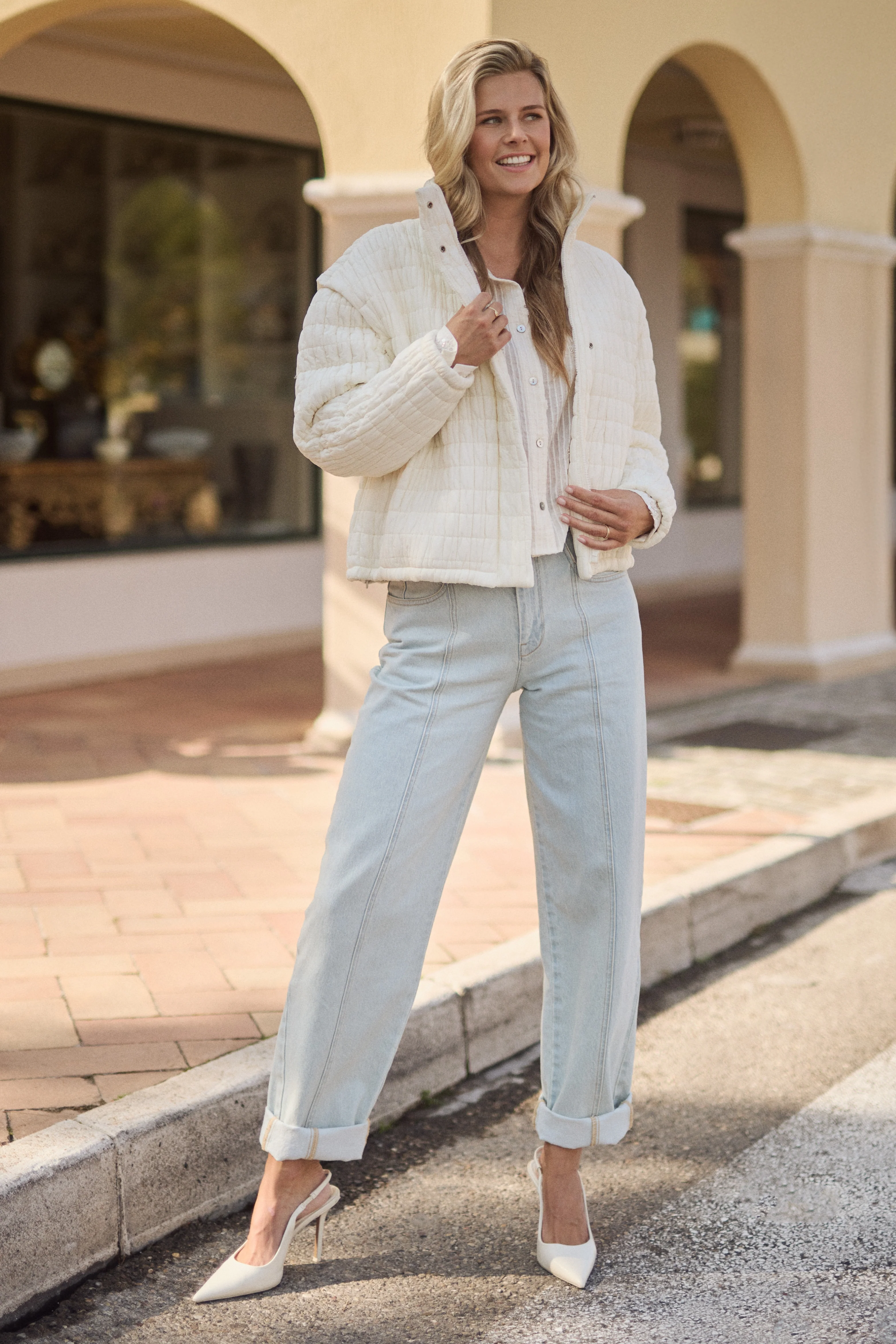 Jacket Elly Offwhite NKS13080 - Image 6
