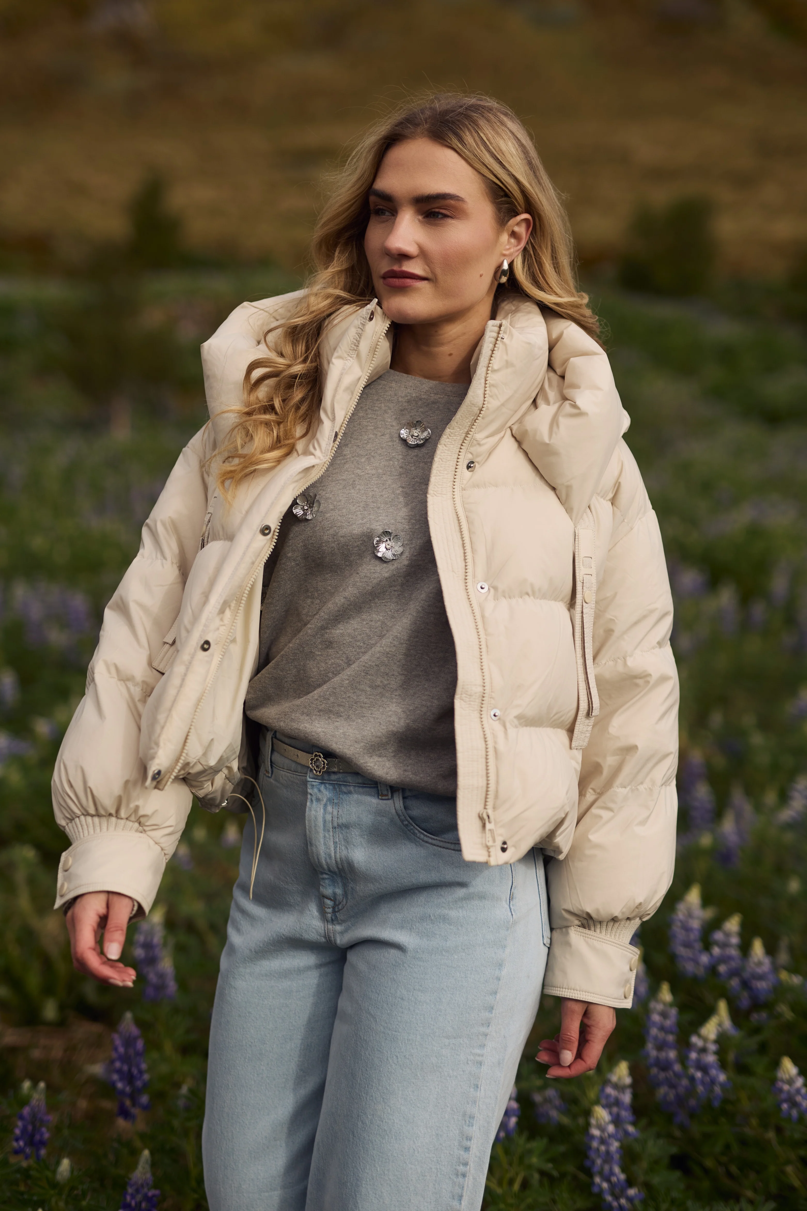 Jacket Emilia Sand NKF13075 - Image 3