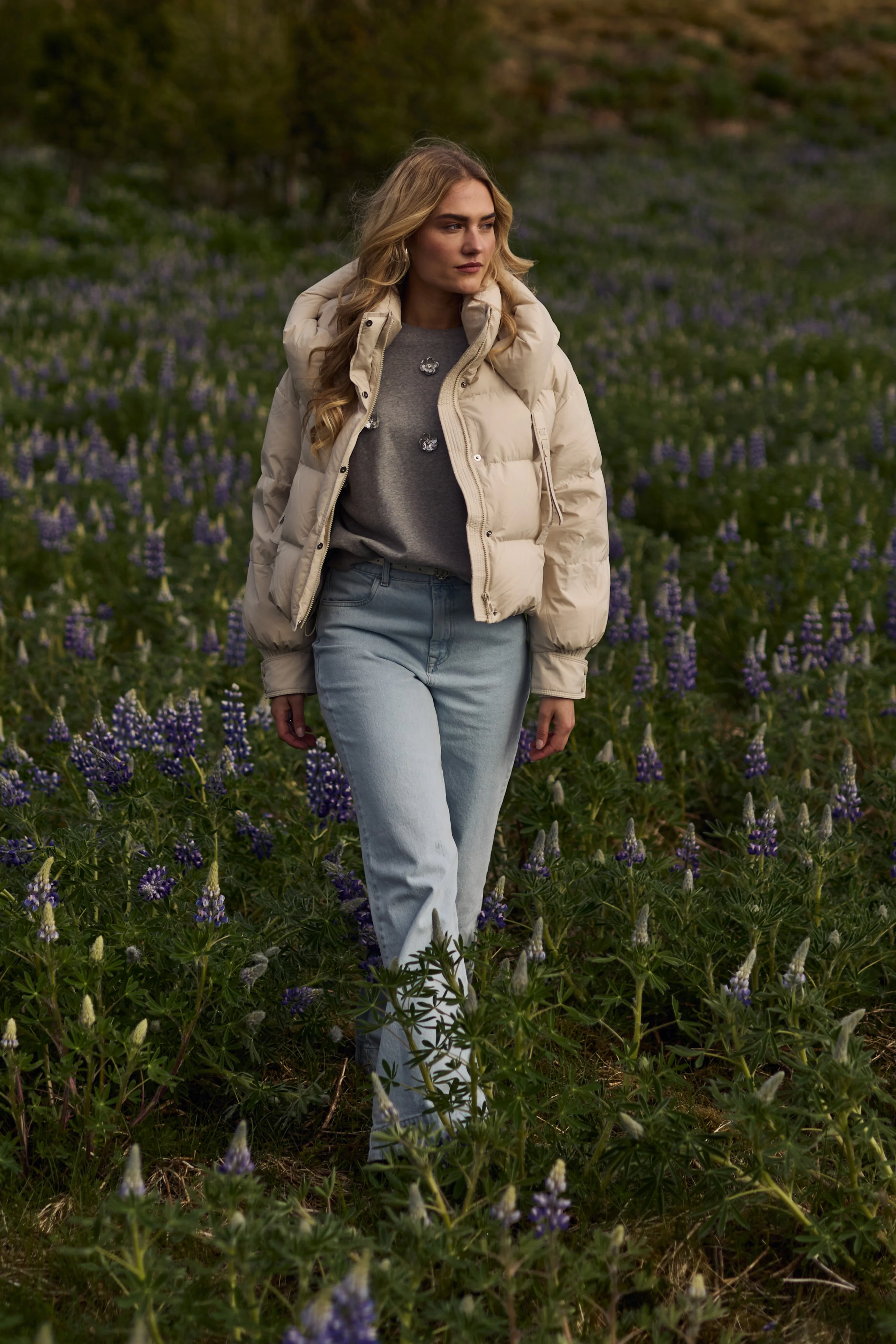 Jacket Emilia Sand NKF13075 - Image 5