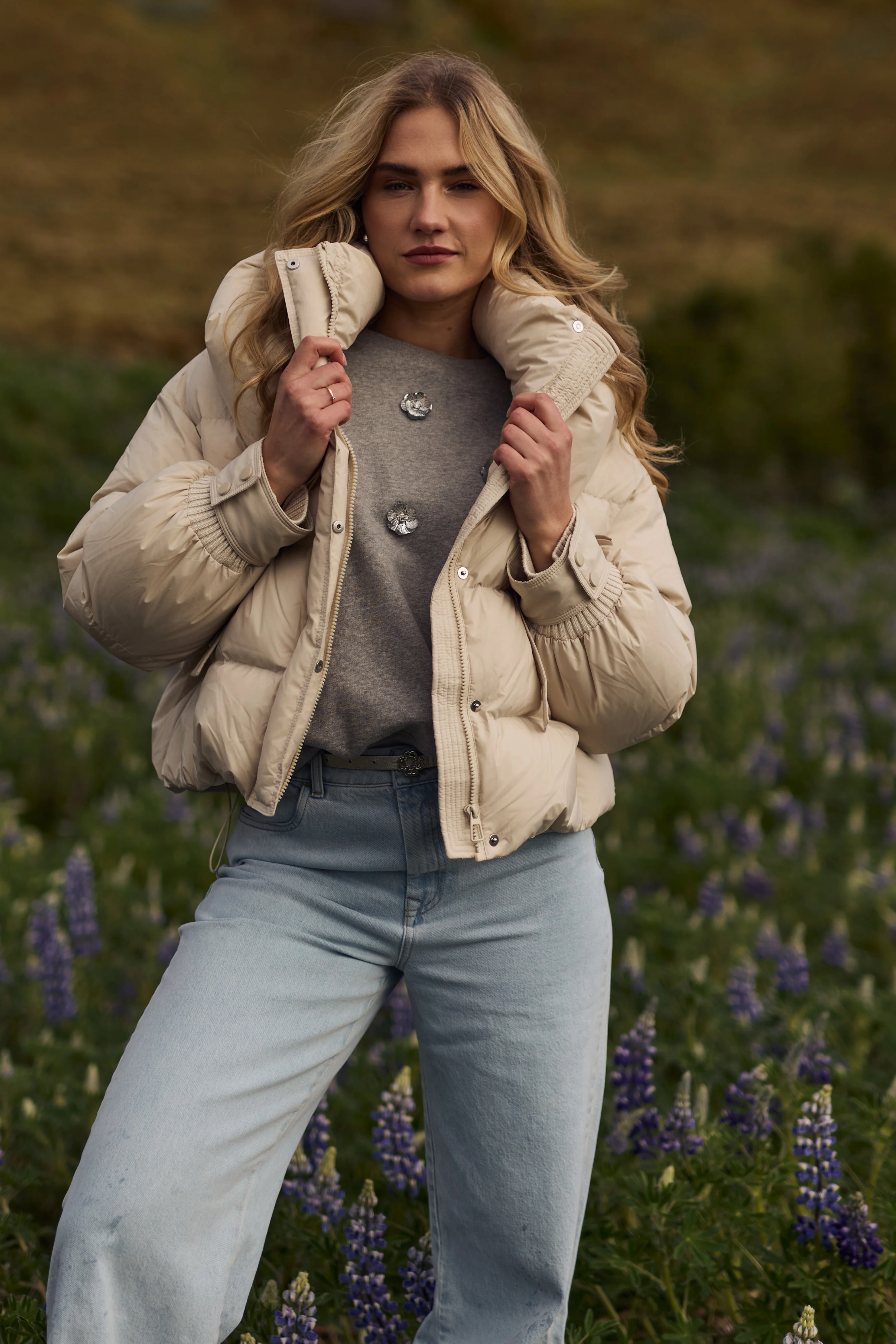 Jacket Emilia Sand NKF13075 - Image 6