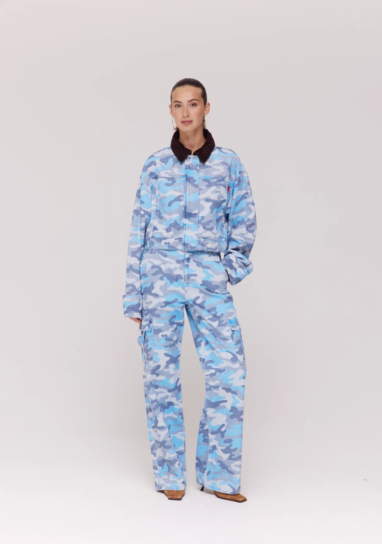 Jacket Fiona Blue Camo SS6D201 - Image 5